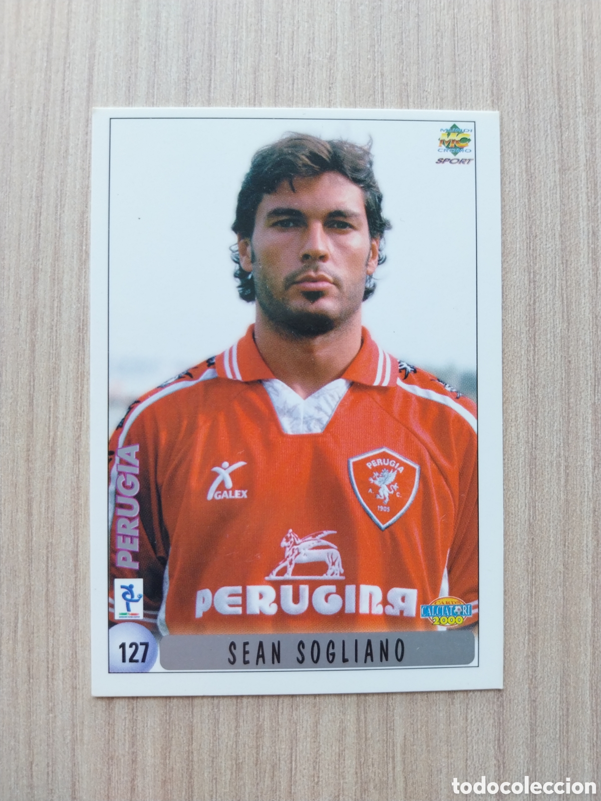 Cromos de F&uacute;tbol: SEAN SOGLIANO DANIELE DAINO N&deg; 127 CALCIATORI 1999 2000 99 00 PERUGIA MUNDICROMO ITALIA F&Uacute;TBOL