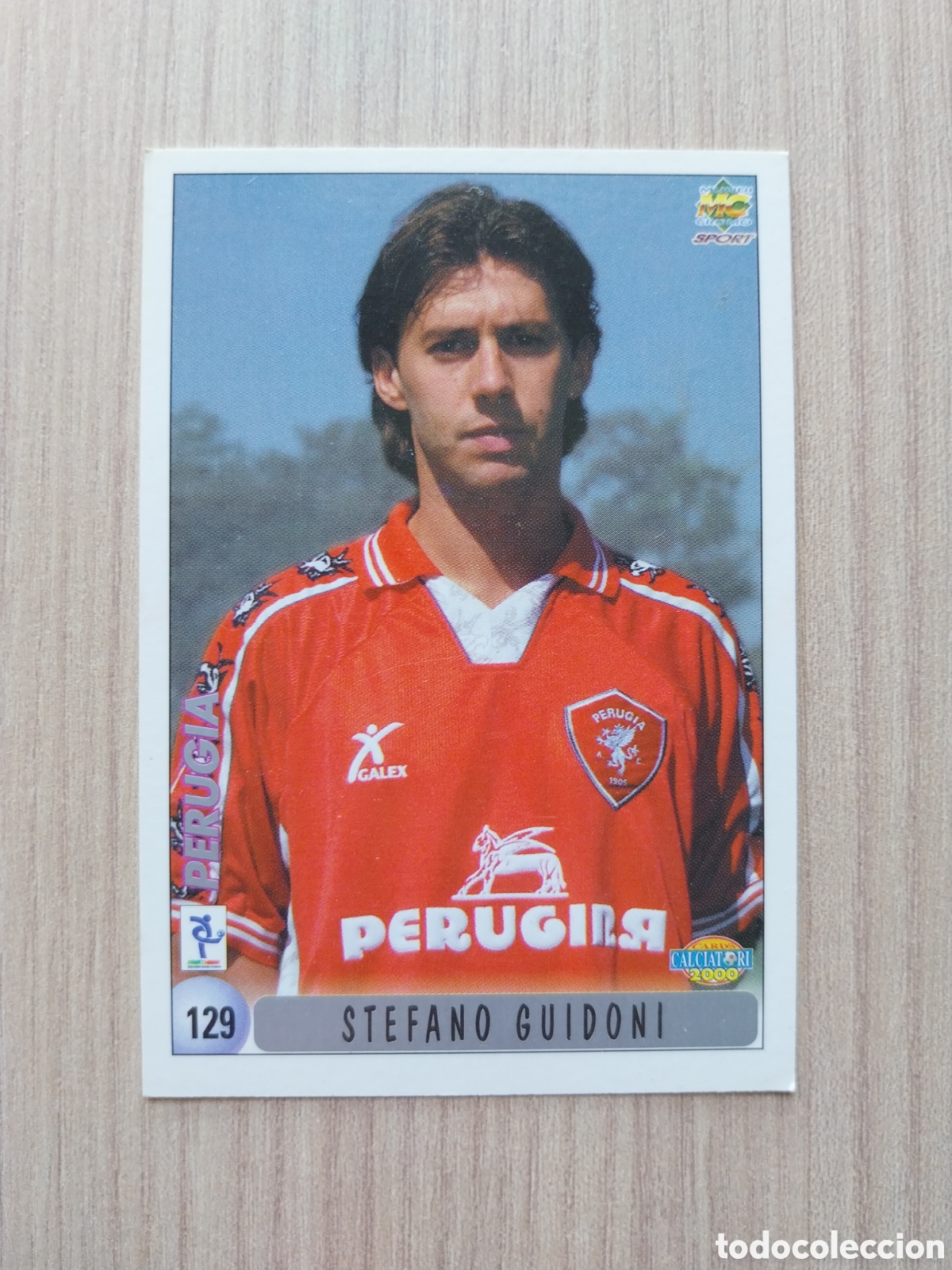 Cromos de F&uacute;tbol: STEFANO GUIDONI HECTOR TAPIA N&deg; 129 CALCIATORI 1999 2000 99 00 PERUGIA MUNDICROMO ITALIA F&Uacute;TBOL LIGA