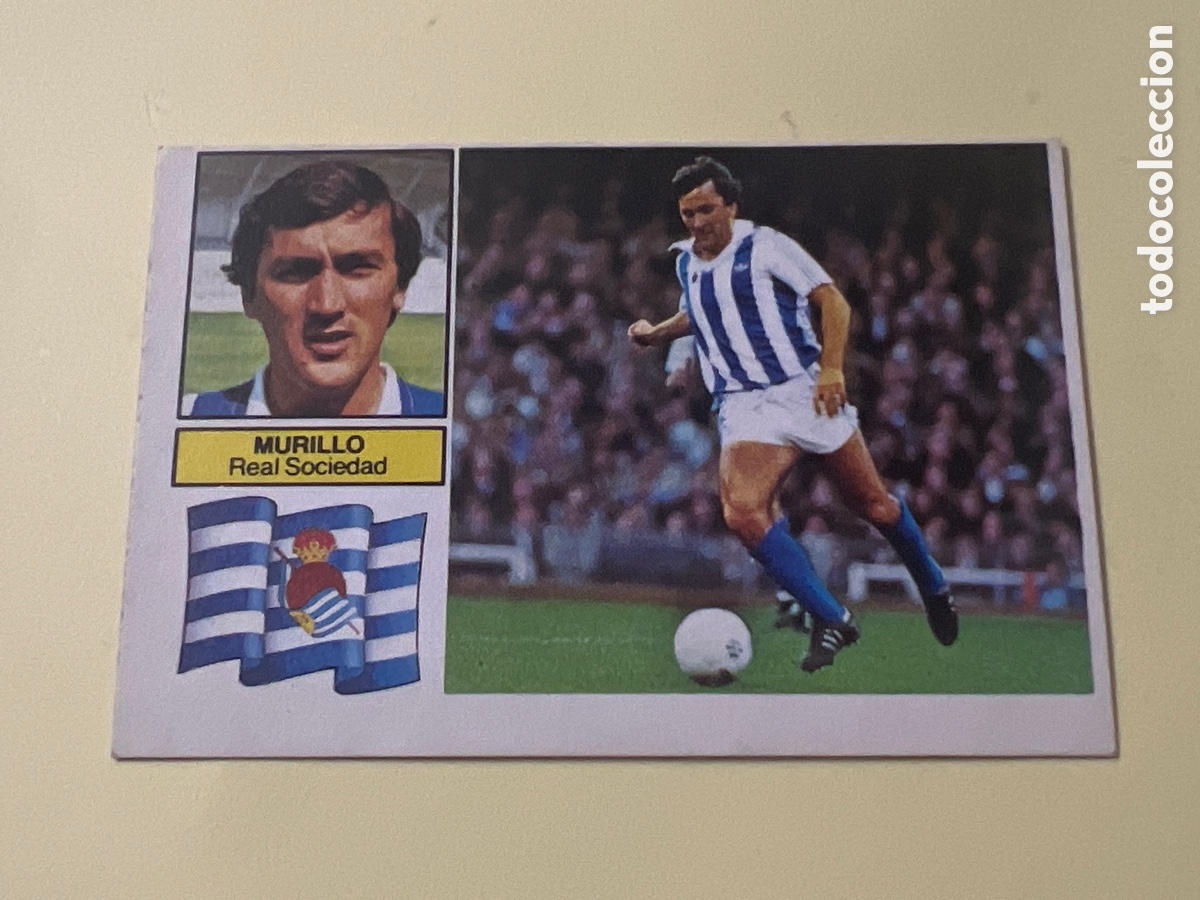 Cromos de F&uacute;tbol: C287. CROMO LIGA ESTE 82 83 MURILLO REAL SOCIEDAD. SIN PEGAR NUNCA PEGADO