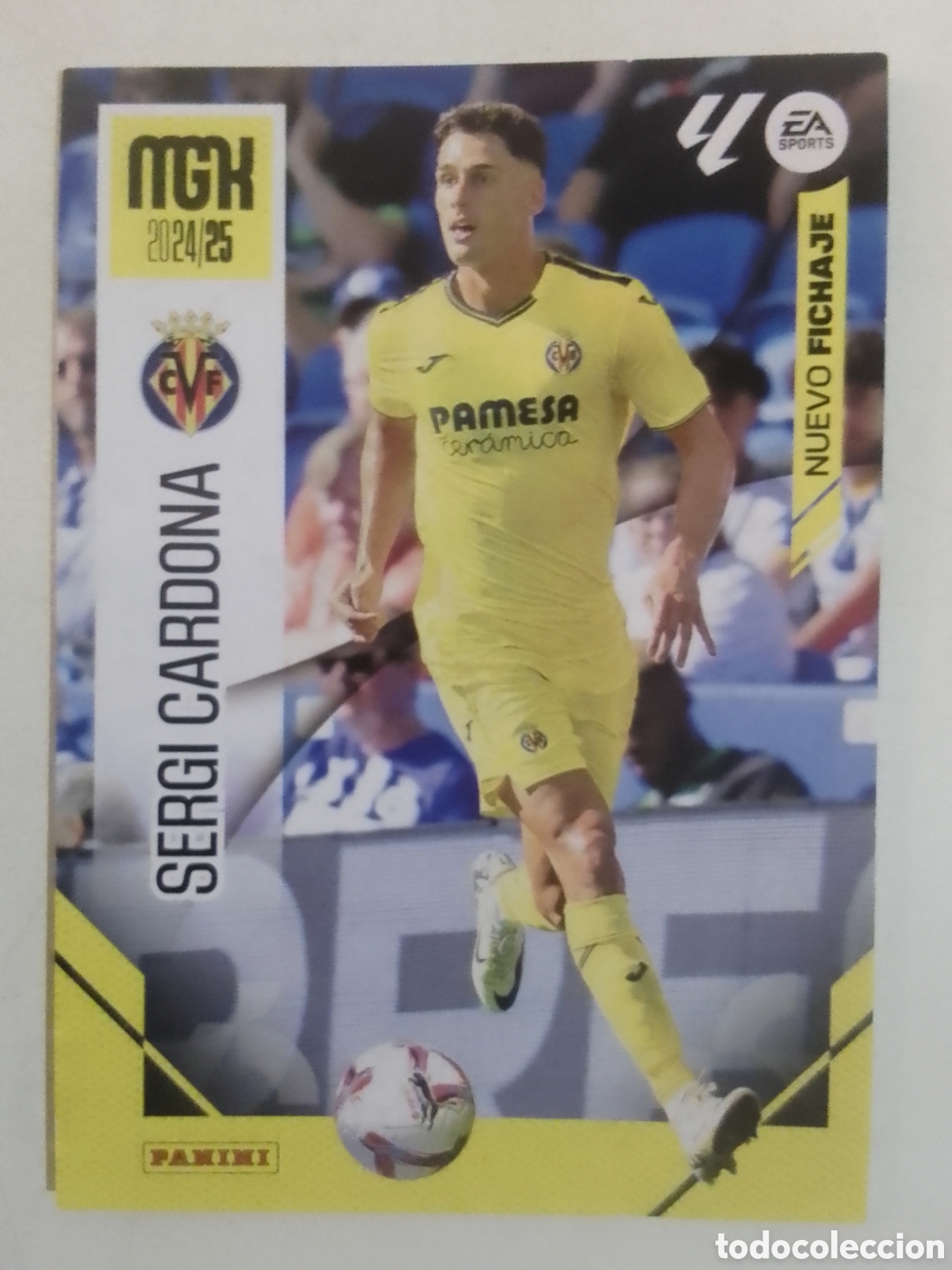 Cromos de F&uacute;tbol: Megacracks 2024-25 n&deg; 440 Sergi Cardona &bull; Villarreal. NUEVO FICHAJE.