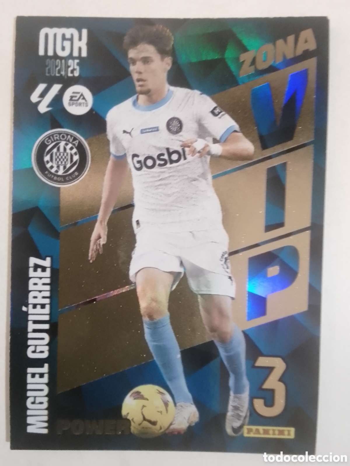Cromos de F&uacute;tbol: Megacracks 2024-25 P 400 Miguel Guti&eacute;rrez &bull; Girona. ZONA VIP POWER.