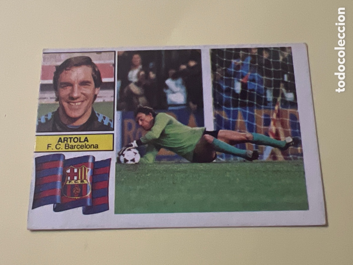 Cromos de F&uacute;tbol: C36. ARTOLA F. C. BARCELONA LIGA ESTE 1982 1983 82 83 NUNCA PEGADO SIN PEGAR