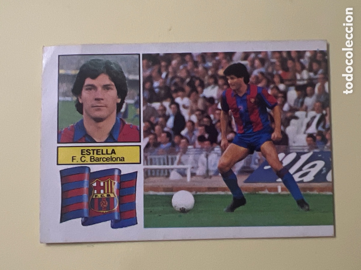 Cromos de F&uacute;tbol: C32. LIGA ESTE 1982 1983 82 83 EDICIONES ESTE ESTELLA BARCELONA CON FCB SIN PEGAR