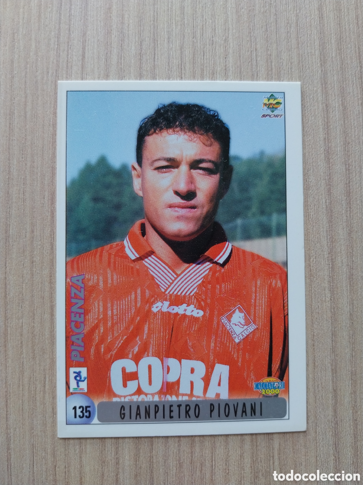 Cromos de F&uacute;tbol: GIANPIETRO PIOVANI RENATO BUSO N&deg; 135 CALCIATORI 1999 2000 99 00 PIACENZA MUNDICROMO ITALIA F&Uacute;TBOL