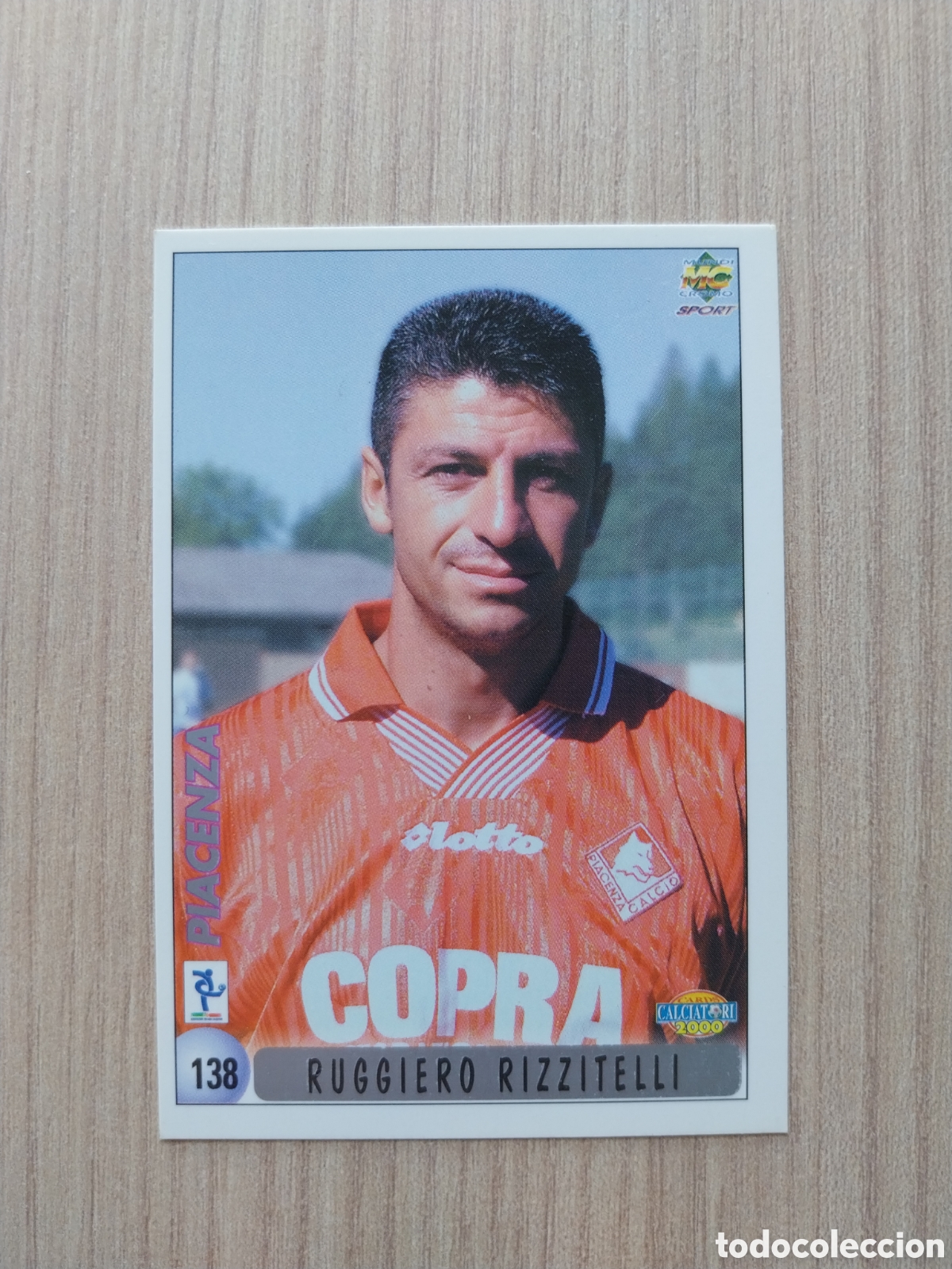 Cromos de F&uacute;tbol: RUGGIERO RIZZITELLI DANIELE DELLI CARRI N&deg; 138 CALCIATORI 1999 2000 99 00 PIACENZA MUNDICROMO ITALIA