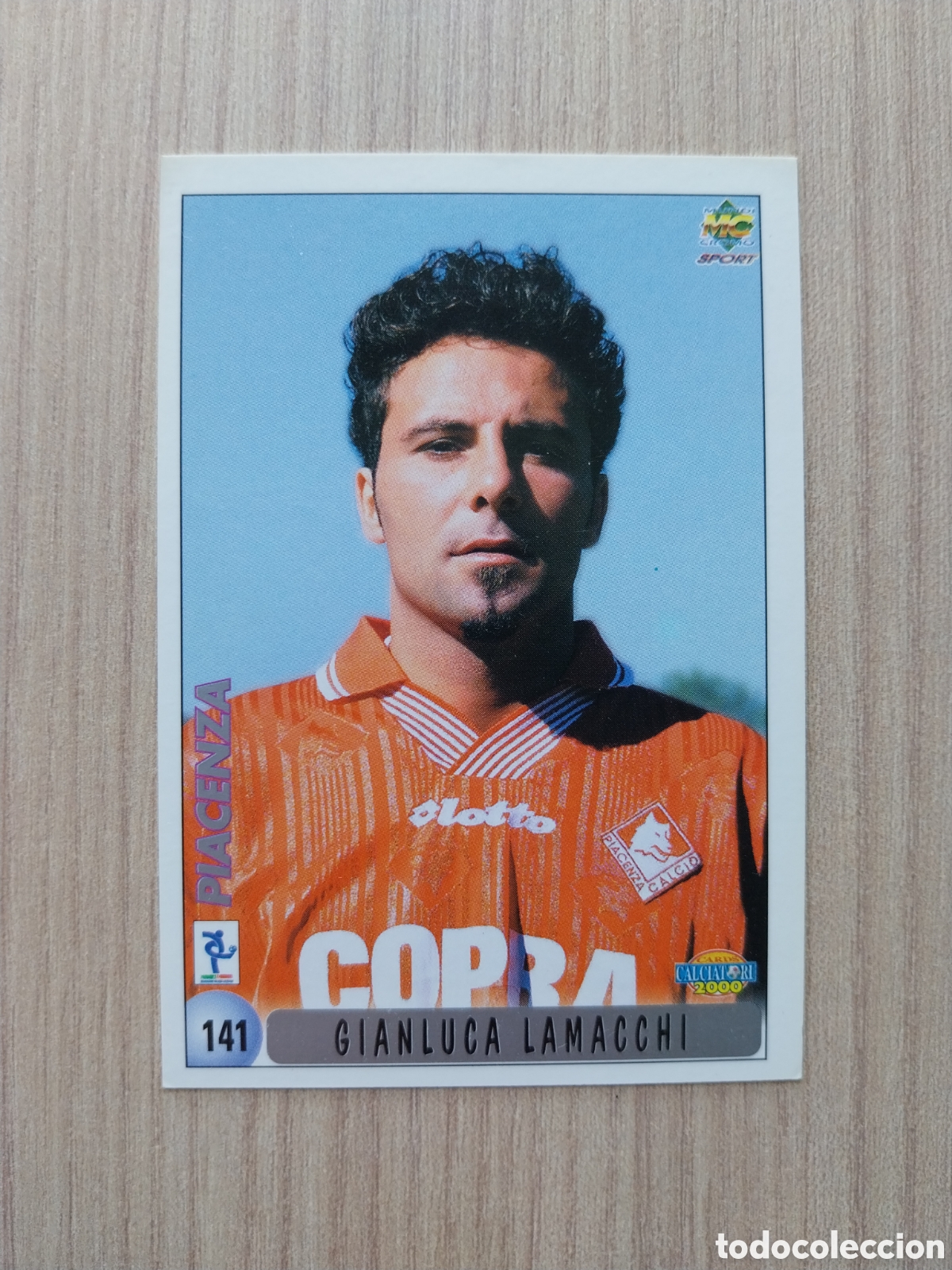Cromos de F&uacute;tbol: GIANLUCA LAMACCHI ANDREA TAGLIAFERRI N&deg; 141 CALCIATORI 1999 2000 99 00 PIACENZA MUNDICROMO ITALIA