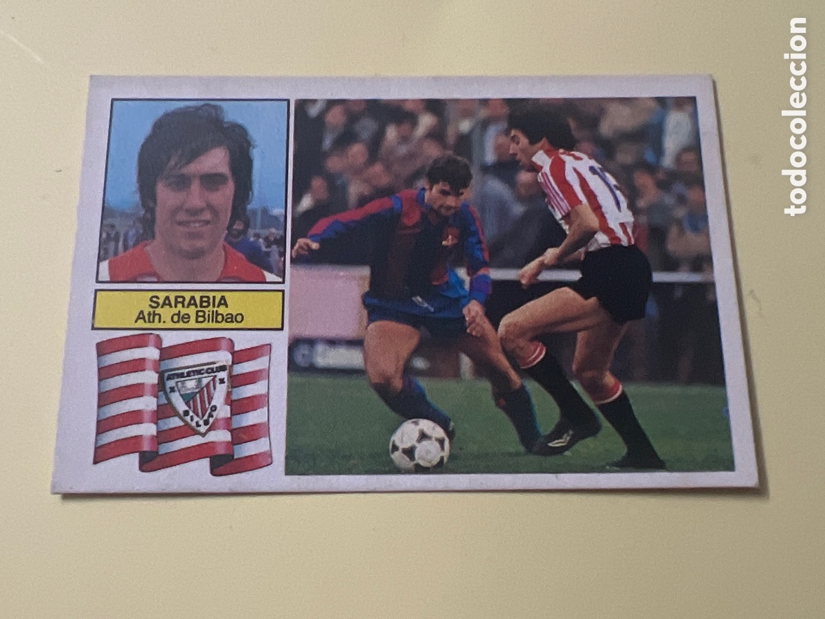 Cromos de F&uacute;tbol: C53. CROMO LIGA ESTE 82 83 SARABIA ATH BILBAO. SIN PEGAR NUNCA PEGADO
