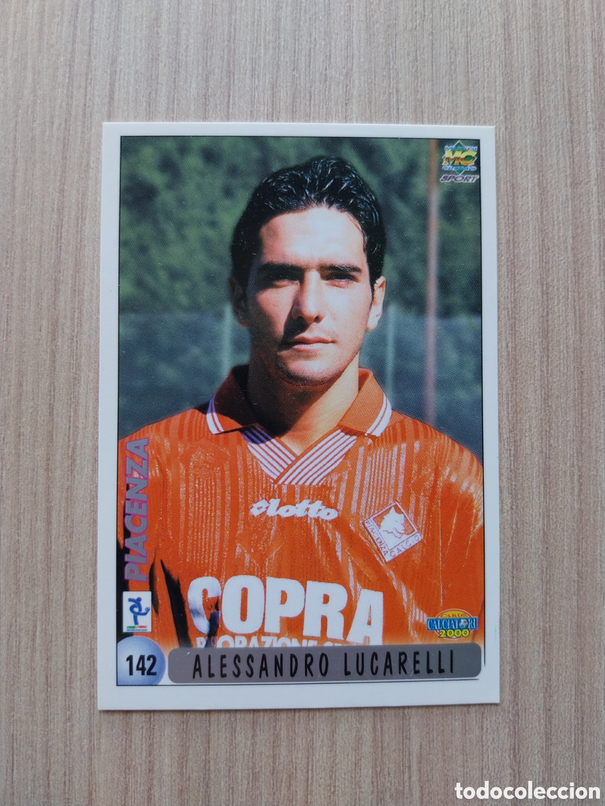 Cromos de F&uacute;tbol: ALESSANDRO LUCARELLI PIETRO VIERCHOWOD N&deg; 142 CALCIATORI 1999 2000 99 00 PIACENZA MUNDICROMO ITALIA