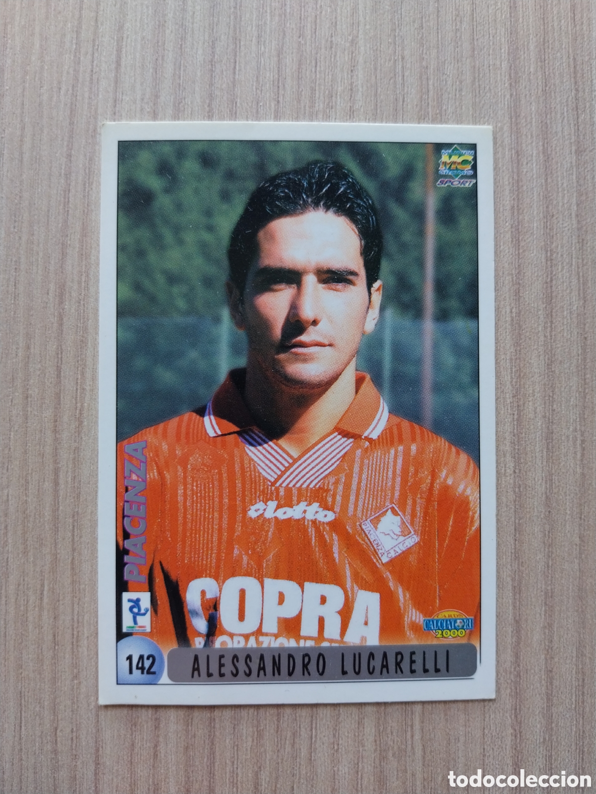 Cromos de F&uacute;tbol: WOD N&deg; 142 CALCIATORI 1999 2000 99 00 PIACENZA MUNDICROMO ITALIA