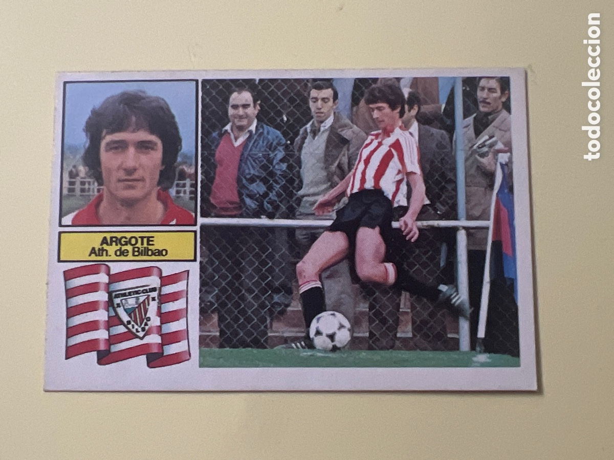 Cromos de F&uacute;tbol: C49. ARGOTE BILBAO ESTE 1982 1983 CROMO FUTBOL LIGA 82 83 - RF0 - SIN PEGAR