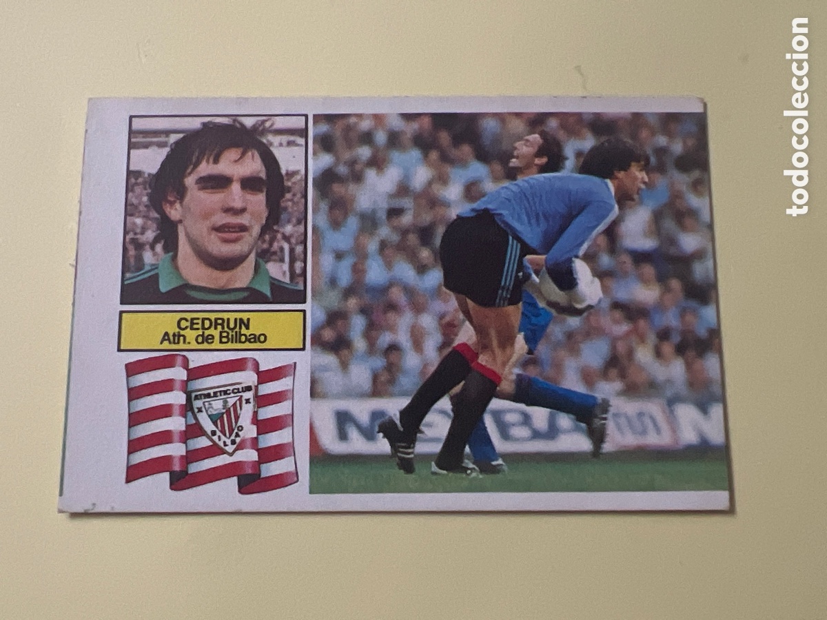 Cromos de F&uacute;tbol: C61. CROMO LIGA ESTE 82 83 CEDRUN ATH BILBAO. SIN PEGAR NUNCA PEGADO