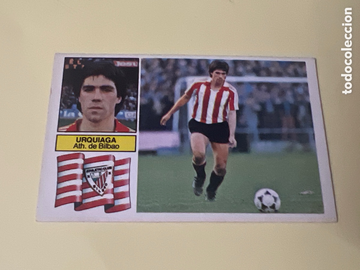 Cromos de F&uacute;tbol: C62. CROMO URQUIAGA ATHLETIC CLUB DE BILBAO LIGA 1982 1983 82 83 SIN PEGAR NUNCA PEGADO