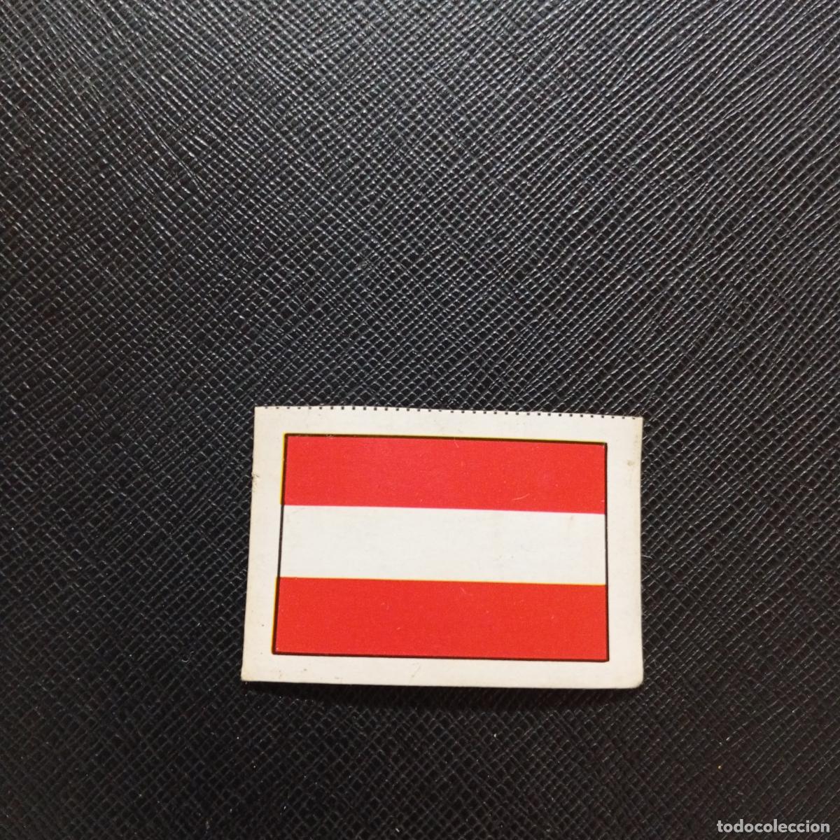 Cromos de F&uacute;tbol: 290 AUSTRIA BANDERA FHER ESPA&Ntilde;A MUNDIAL 1982 CROMO FUTBOL 82 - DESPEGADO - A140 PG505