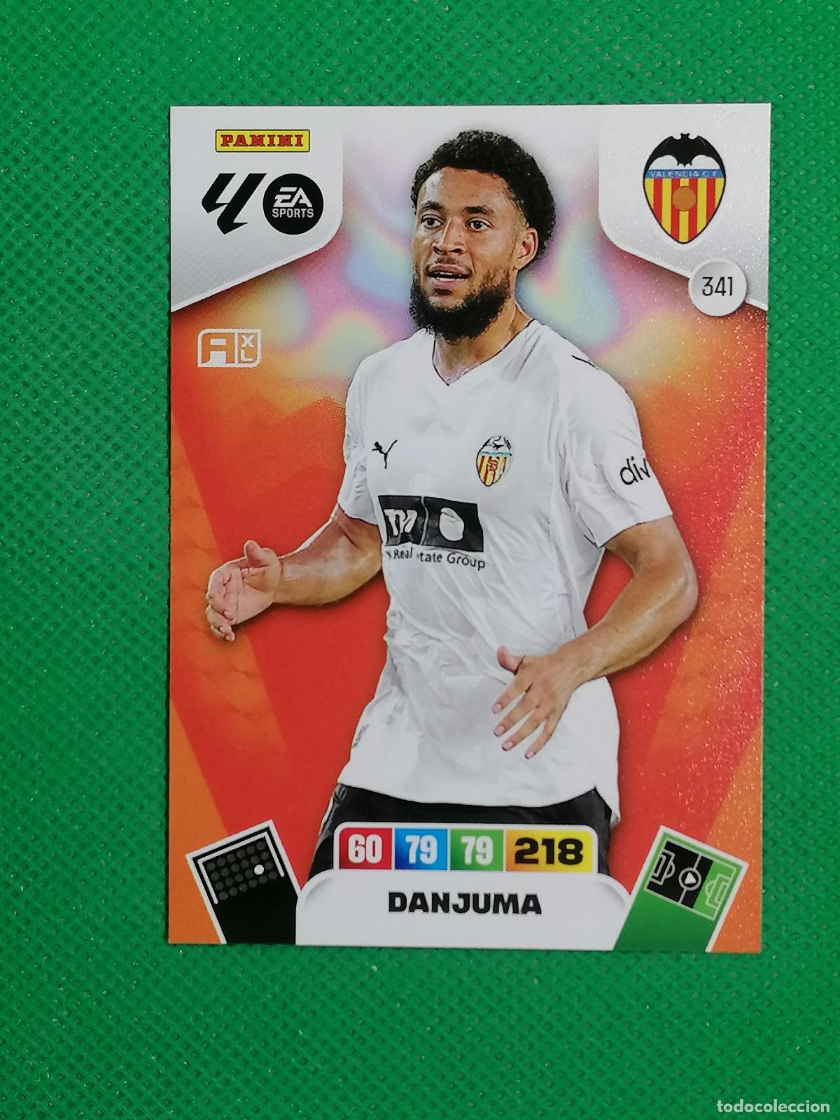 Cromos de F&uacute;tbol: 341 DANJUMA VALENCIA ⚽ LIGA ADRENALYN XL 2025 2026 25 26 ⚽