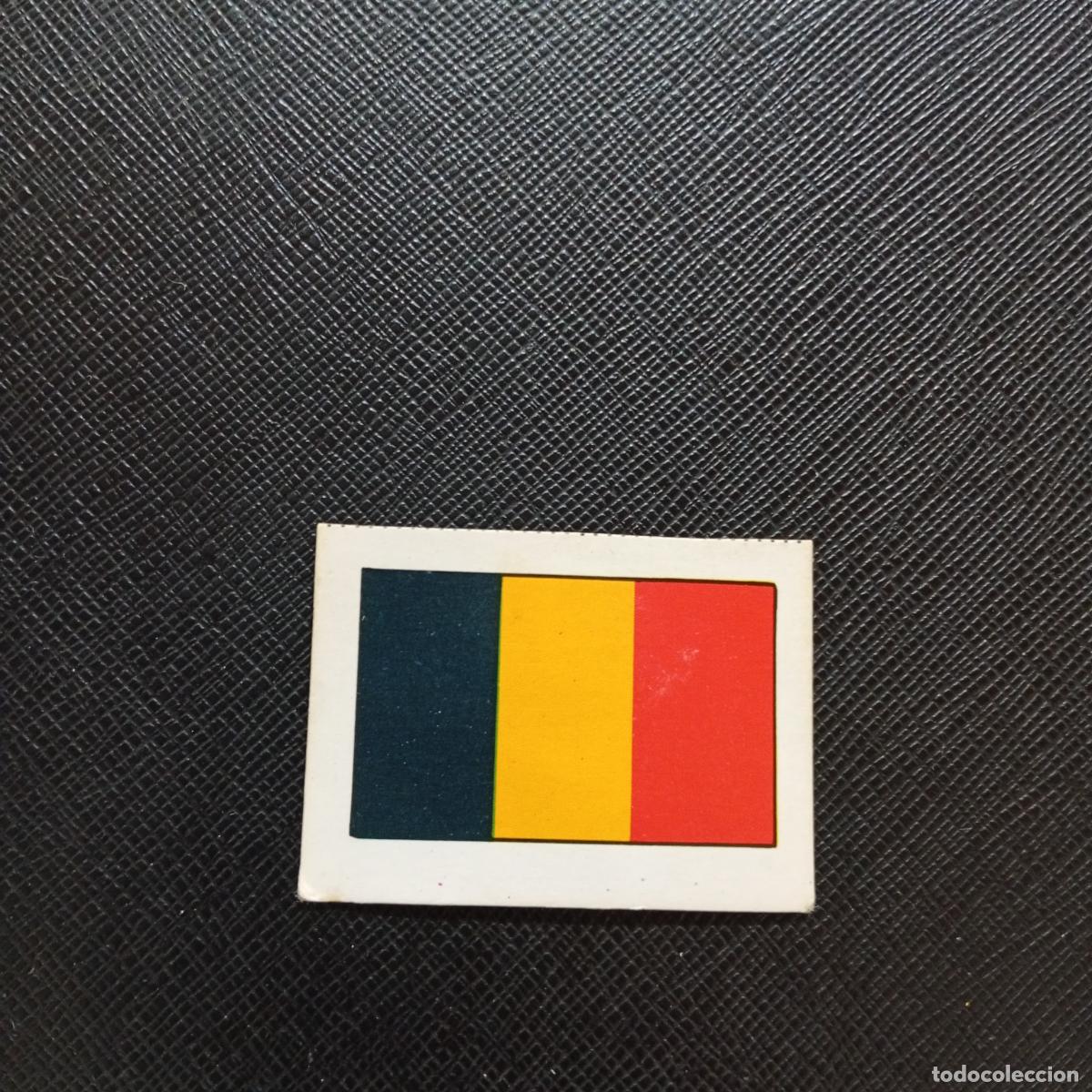 Cromos de F&uacute;tbol: 290 BELGICA BANDERA FHER ESPA&Ntilde;A MUNDIAL 1982 CROMO FUTBOL 82 - DESPEGADO - A140 PG505