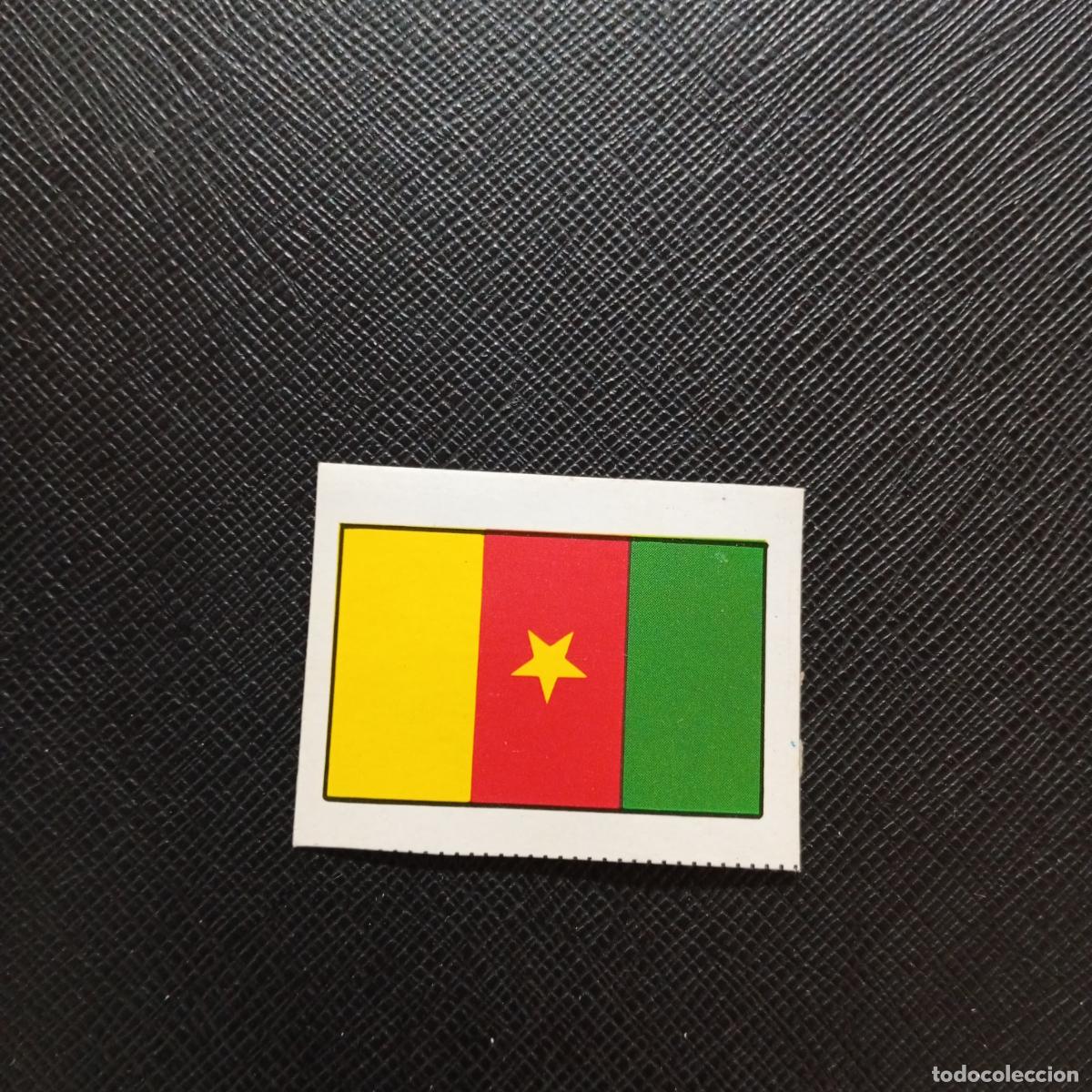 Cromos de F&uacute;tbol: 291 CAMERUN BANDERA FHER ESPA&Ntilde;A MUNDIAL 1982 CROMO FUTBOL 82 - DESPEGADO - A140 PG523