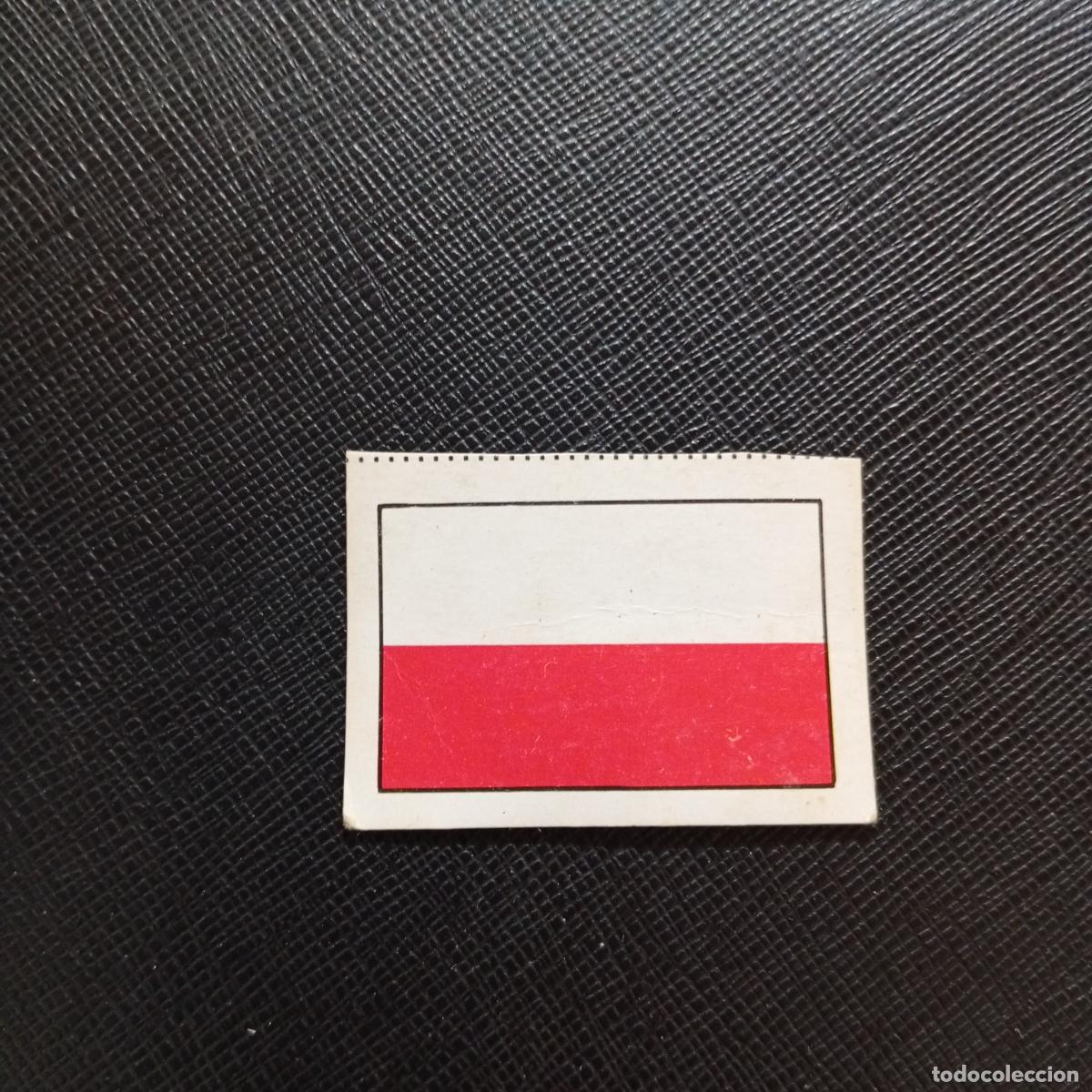 Cromos de F&uacute;tbol: 298 POLONIA BANDERA FHER ESPA&Ntilde;A MUNDIAL 1982 CROMO FUTBOL 82 - DESPEGADO - A109 PG10