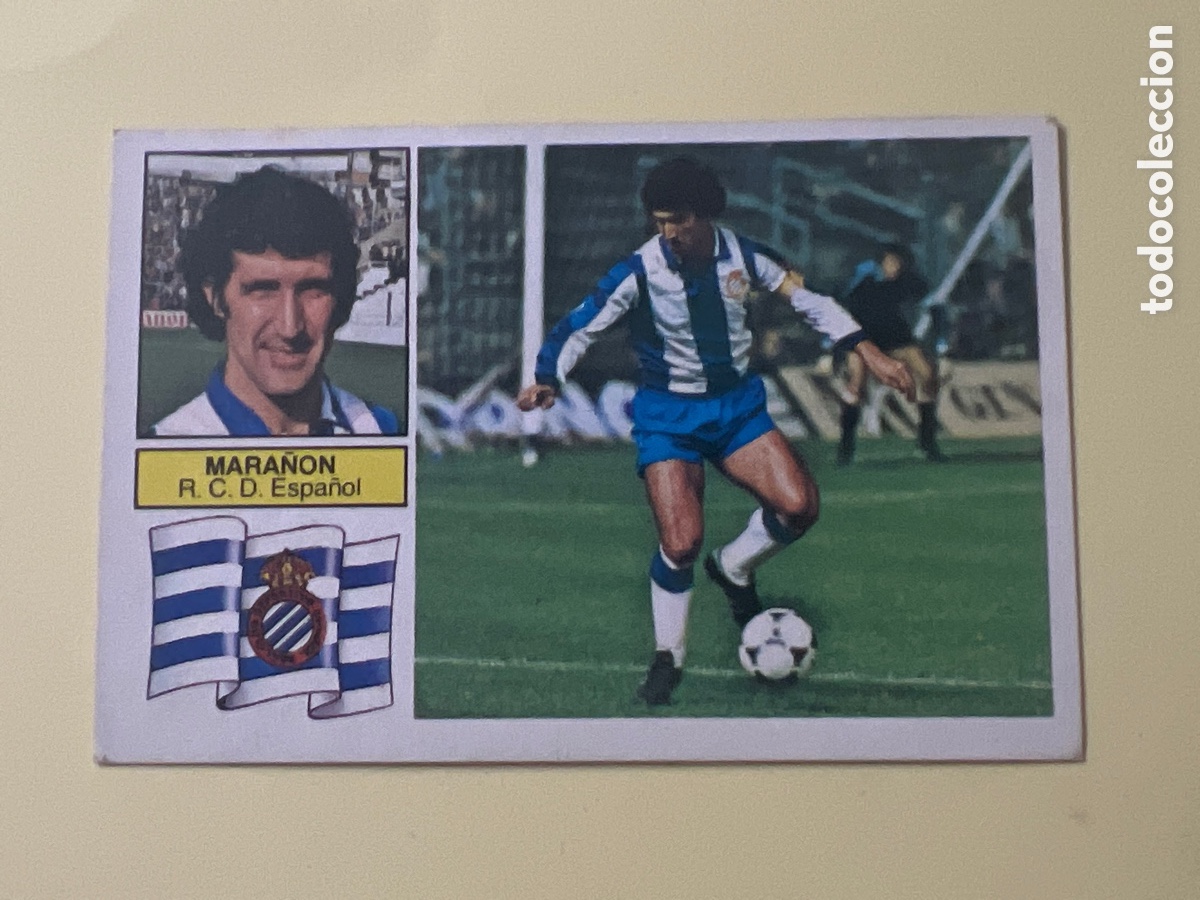 Cromos de F&uacute;tbol: C82. MARA&Ntilde;ON ESPA&Ntilde;OL ESTE 1982 1983 CROMO FUTBOL LIGA 82 83 - RF0 - SIN PEGAR -