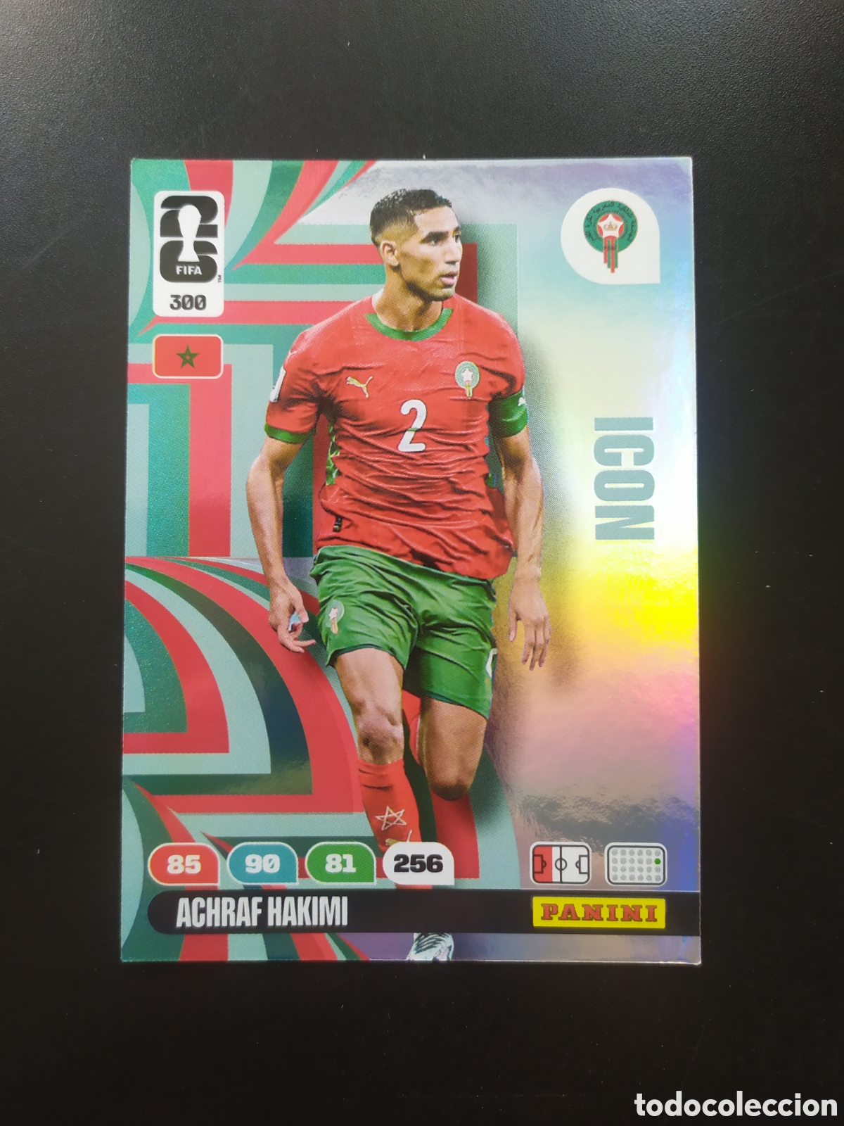 Cromos de F&uacute;tbol: Adrenalyn FIFA WORLD CUP 2026 panini Achraf Hakimi icon n&deg; 300 Marruecos