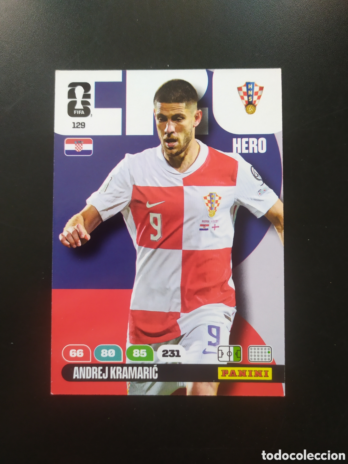 Cromos de F&uacute;tbol: Adrenalyn FIFA WORLD CUP 2026 panini Kramaric n&deg; 129 Croacia