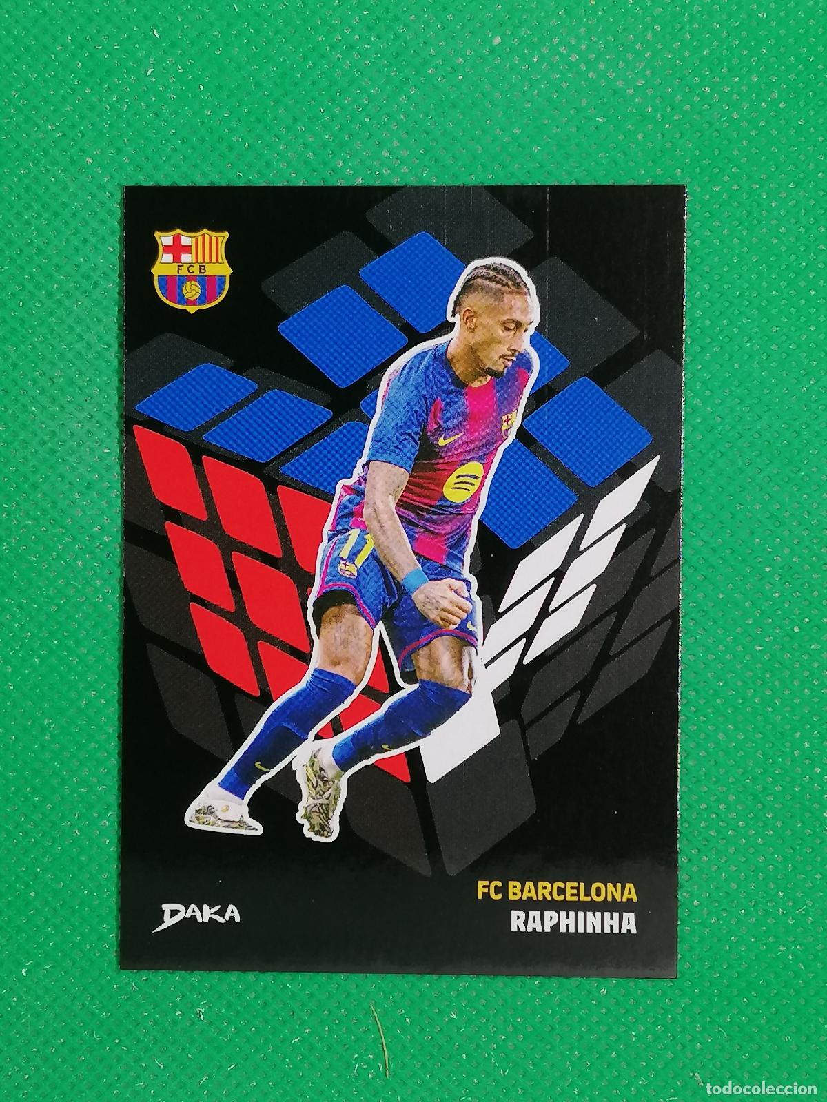 Cromos de F&uacute;tbol: GC-4 RAPHINHA GREEN FIELD CUBE ⚽ DAKA TOP AUDIENCE BARCELONA 2025 2026 25 26 ⚽