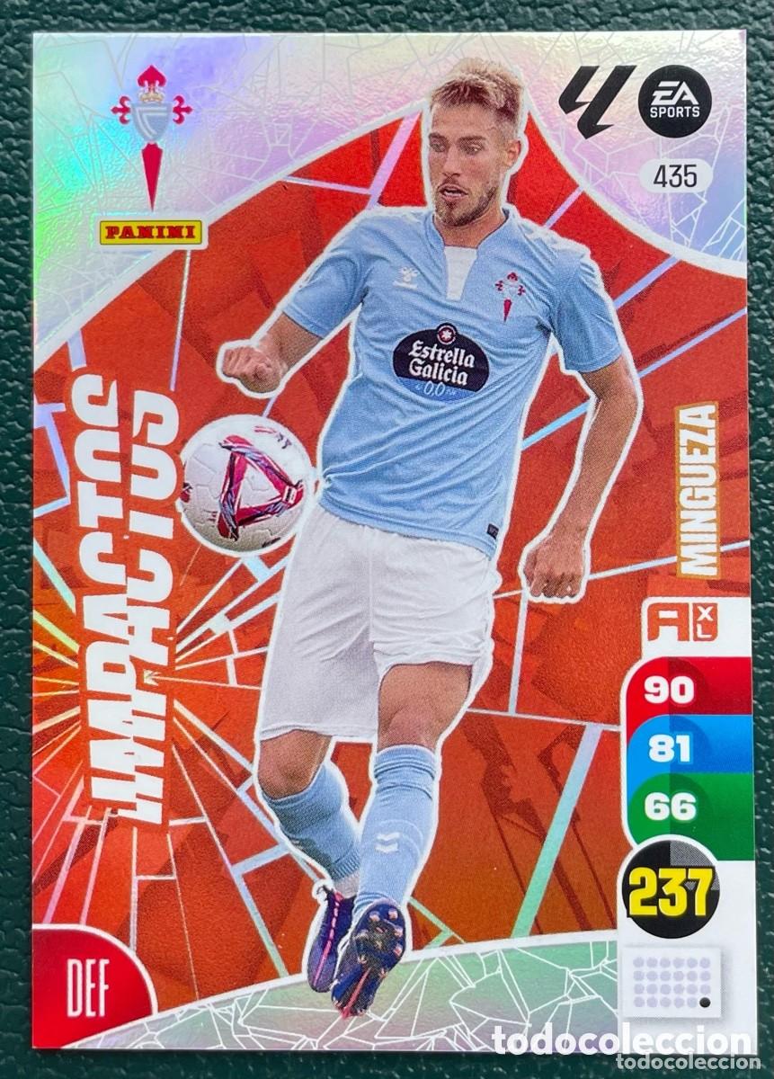 Cartes &agrave; collectionner de Football: 435 MINGUEZA CELTA DE VIGO IMPACTOS FICHAS ALBUM ADRENALYN XL 2024 2025 24 25