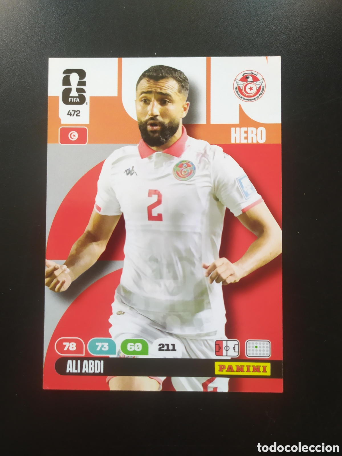 Cromos de F&uacute;tbol: Adrenalyn FIFA WORLD CUP 2026 panini Ali Abdi n&deg; 472 T&uacute;nez