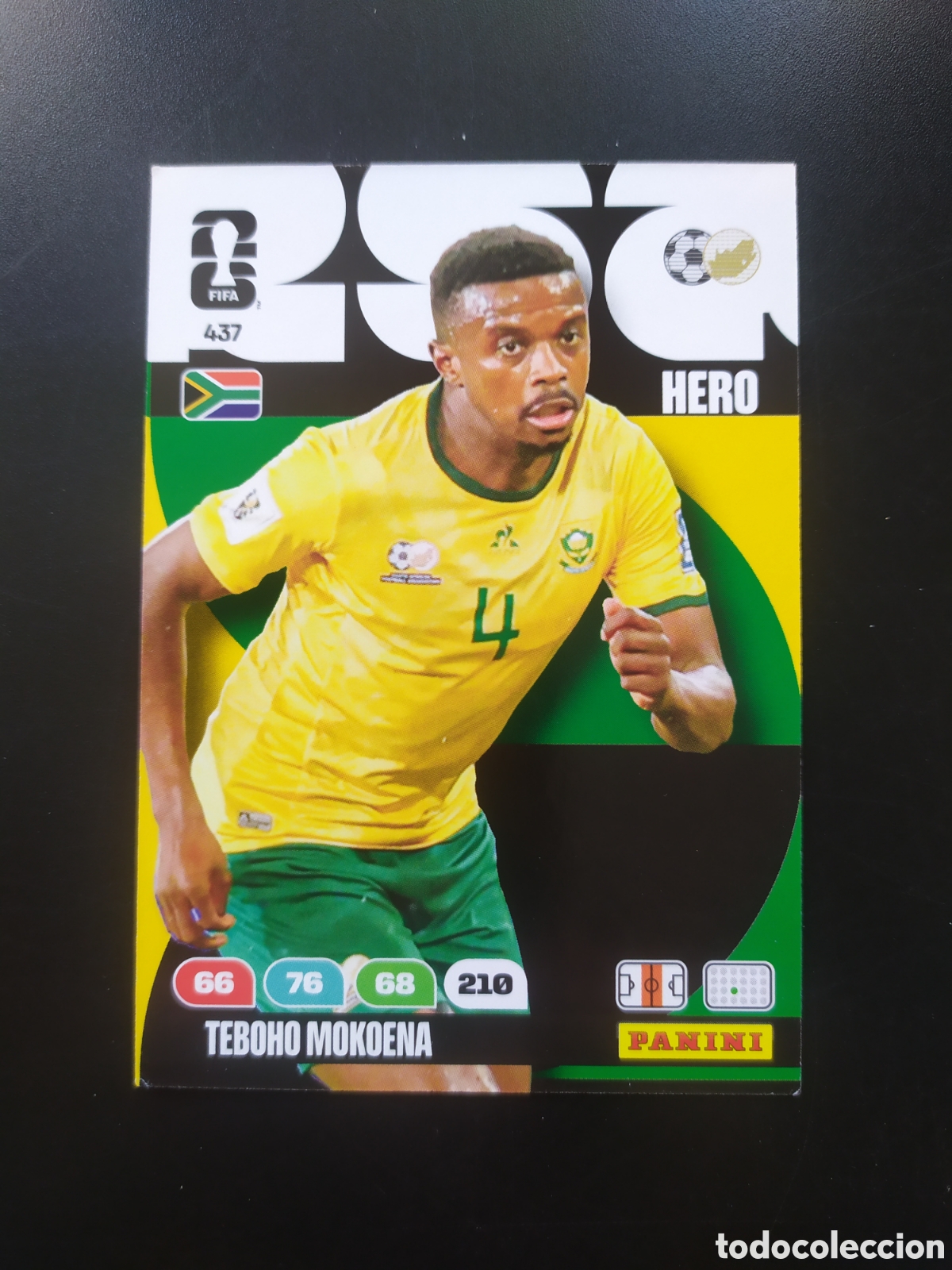 Cromos de F&uacute;tbol: Adrenalyn FIFA WORLD CUP 2026 panini Mokoena n&deg; 437 Sud&aacute;frica