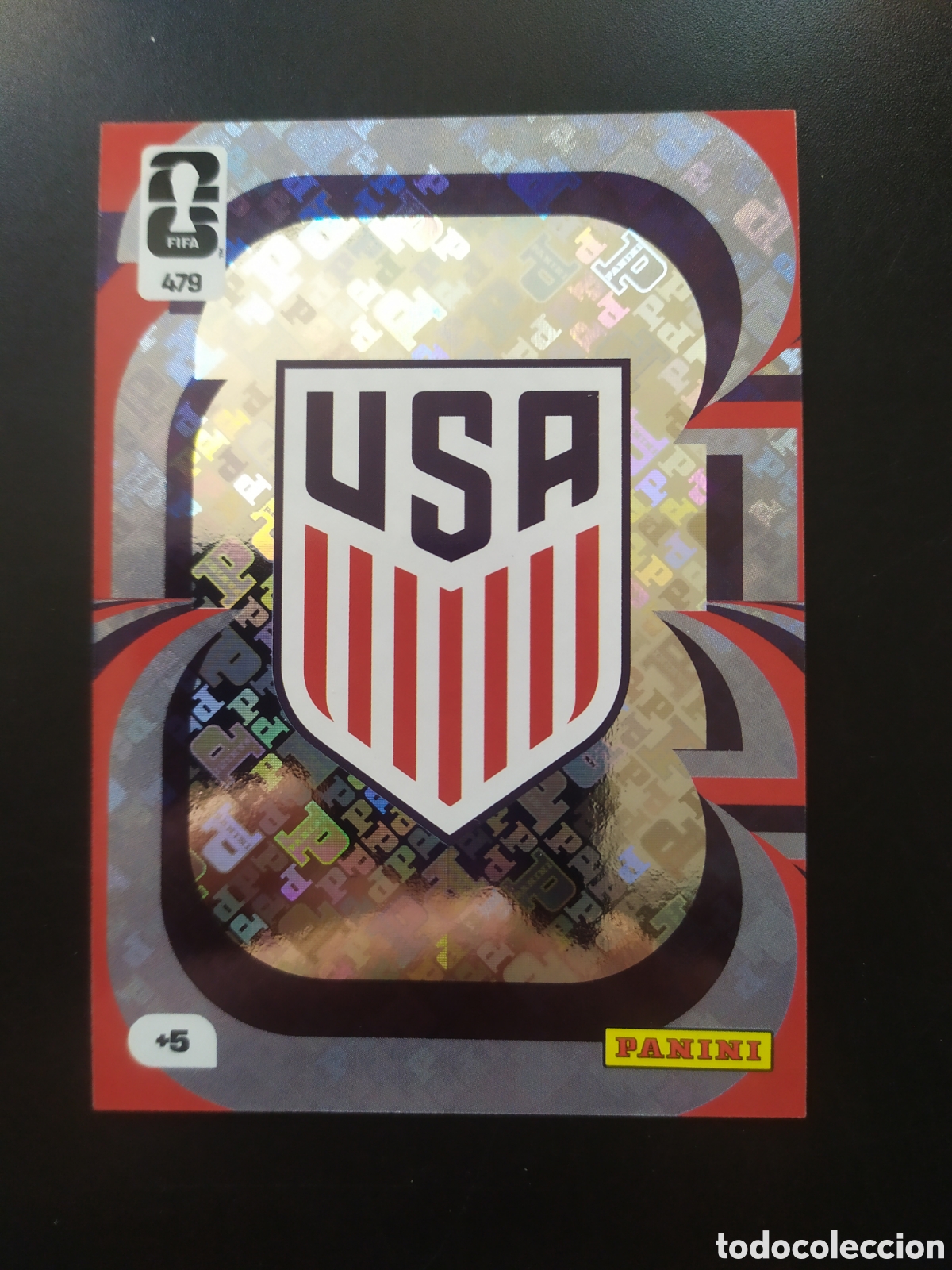 Cromos de F&uacute;tbol: Adrenalyn FIFA WORLD CUP 2026 panini escudo n&deg; 479 USA