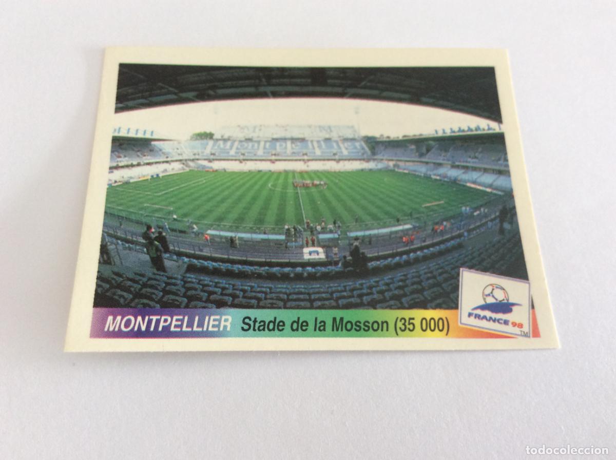 Cromos de F&uacute;tbol: 10 Stade de la Mosson CROMO STICKER Francia 1998 PANINI