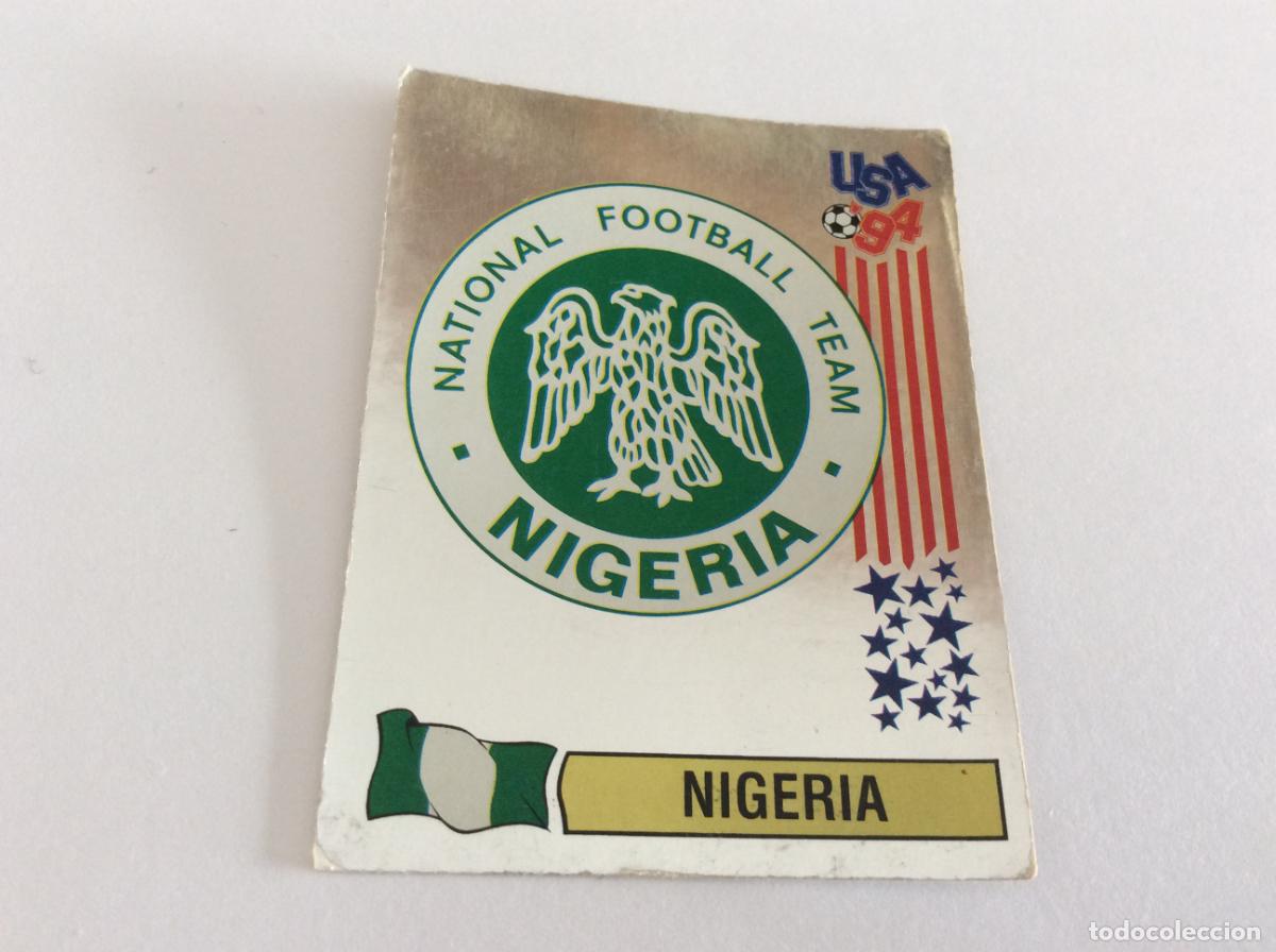 Cromos de F&uacute;tbol: 235 Escudo Nigeria CROMO STICKER USA 1994 PANINI