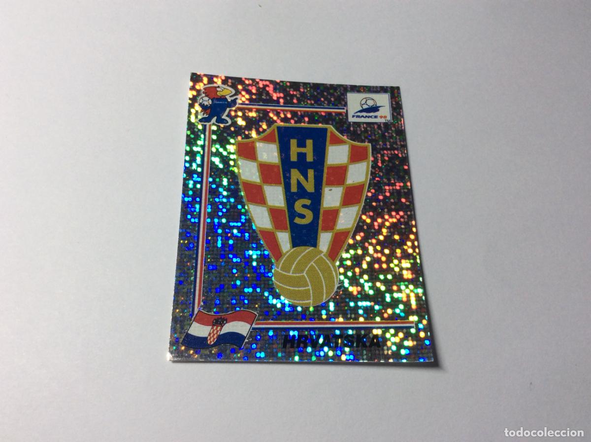 Cartes &agrave; collectionner de Football: 535 Escudo Croacia CROMO STICKER Francia 1998 PANINI