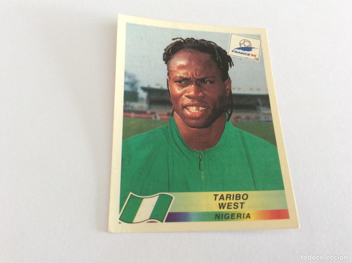 Figurine di Calcio: 248 Taribo West Nigeria CROMO STICKER Francia 1998 PANINI