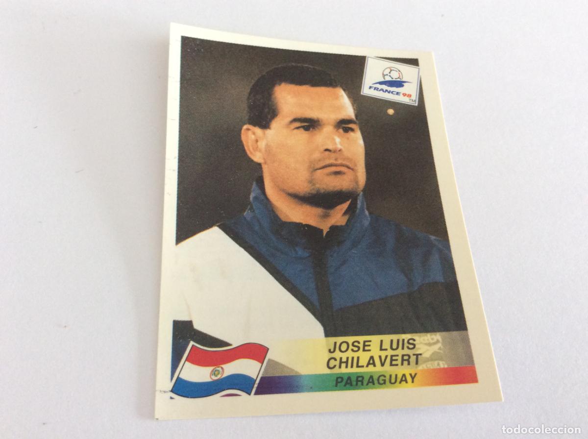 Cromos de F&uacute;tbol: 265 Jos&eacute; Luis Chilavert Paraguay CROMO STICKER Francia 1998 PANINI