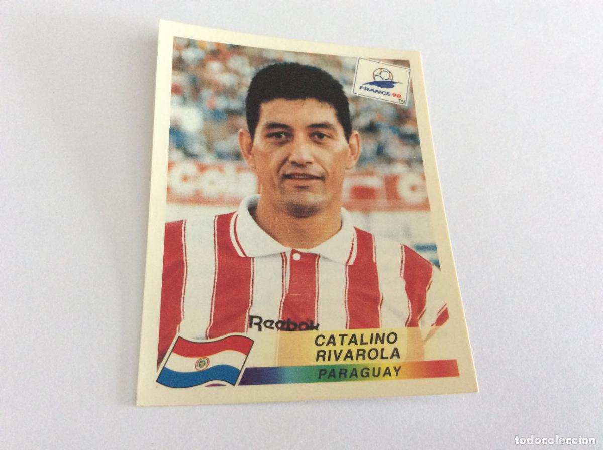 Figurine di Calcio: 267 Catalino Rivarola Paraguay CROMO STICKER Francia 1998 PANINI