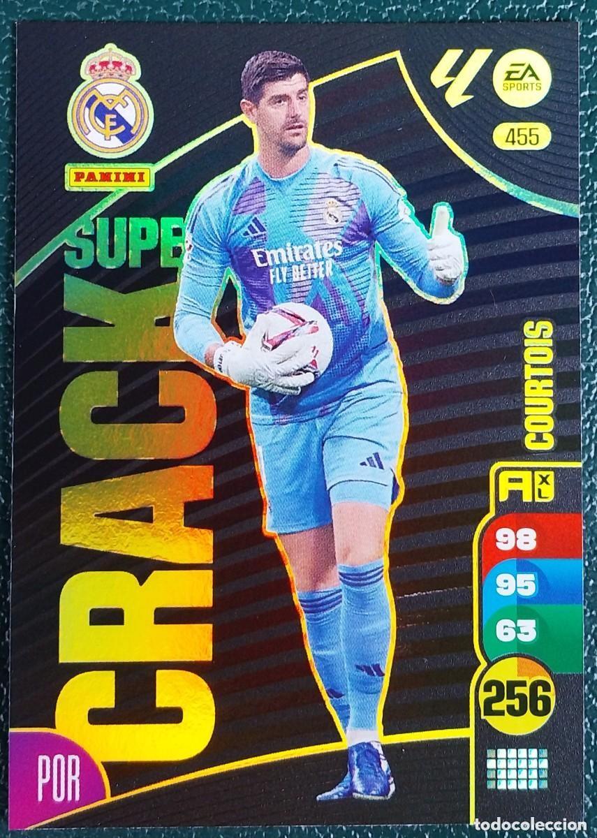 Figurine di Calcio: 455 COURTOIS REAL MADRID SUPER CRACK FICHAS ALBUM ADRENALYN XL 2024 2025 24 25