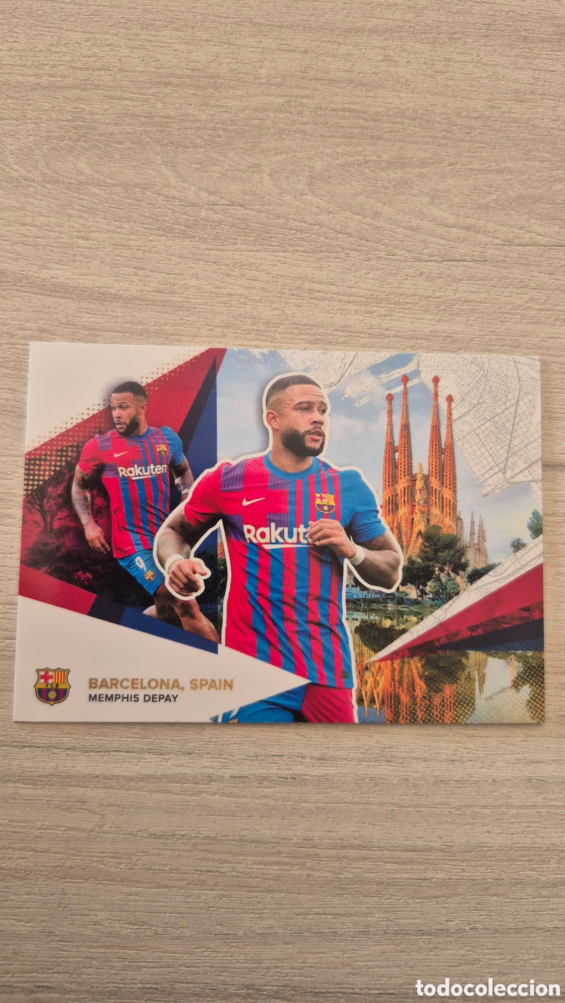 Figurine di Calcio: N&deg;33 Memphis Depay Topps FC Barcelona 2021
