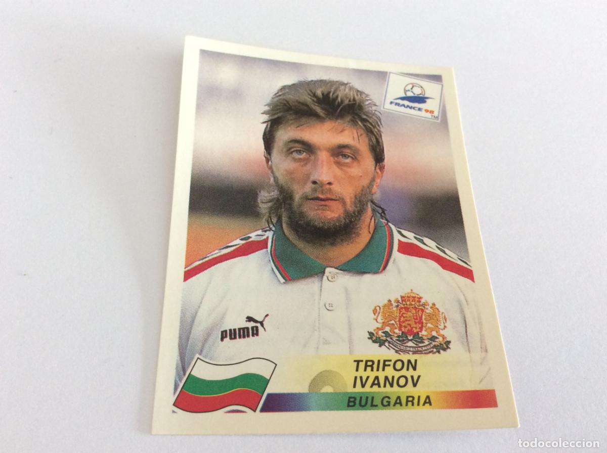 Figurine di Calcio: 284 Trifon Ivanov Bulgaria CROMO STICKER Francia 1998 PANINI