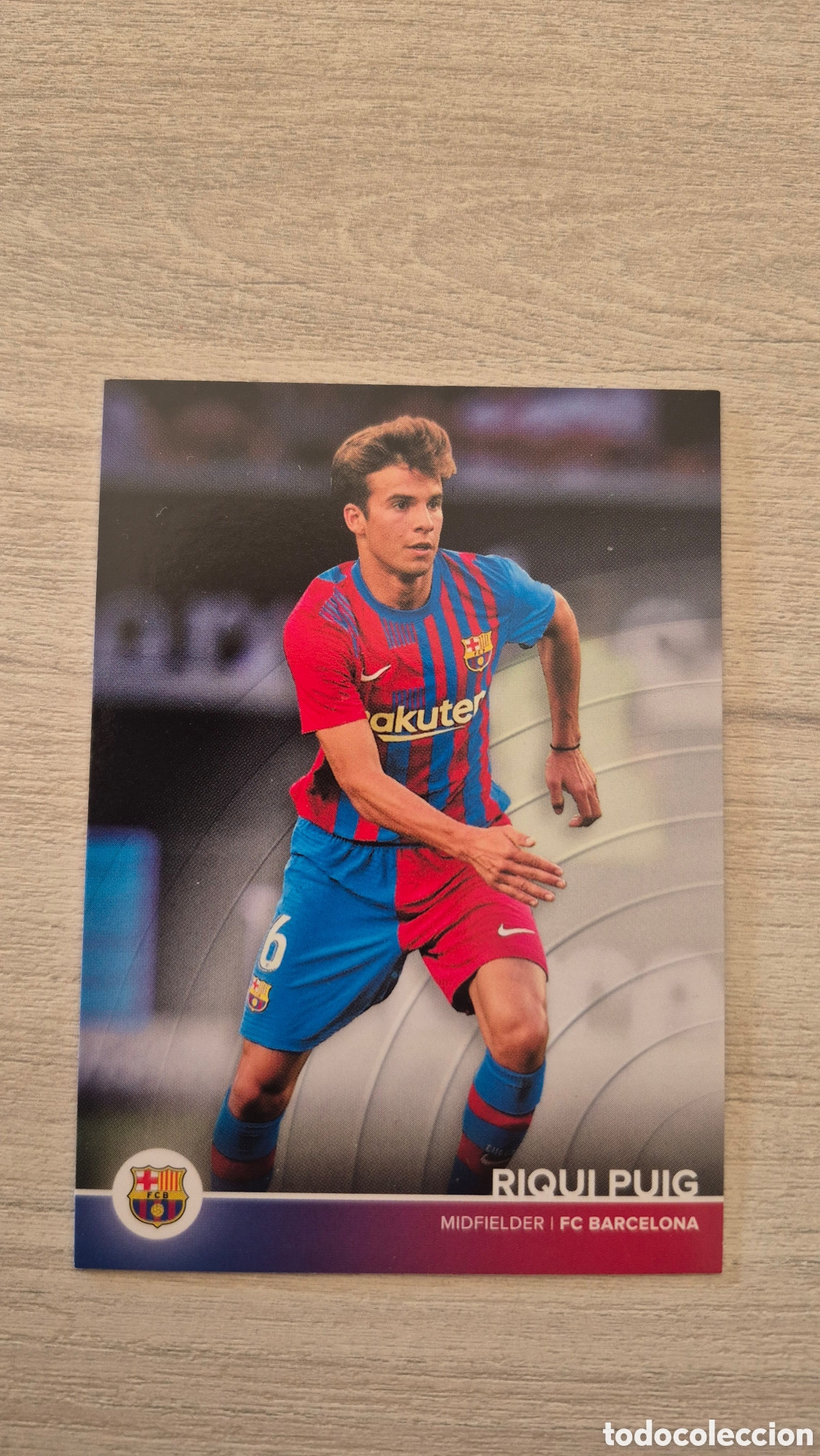 Figurine di Calcio: N&deg;11 Riqui Puig Topps FC Barcelona 2021
