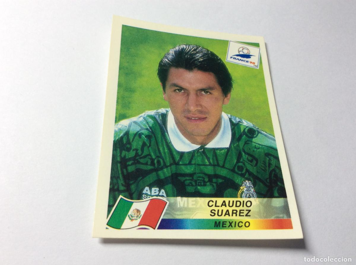 Figurine di Calcio: 358 Claudio Su&aacute;rez M&eacute;xico CROMO STICKER Francia 1998 PANINI