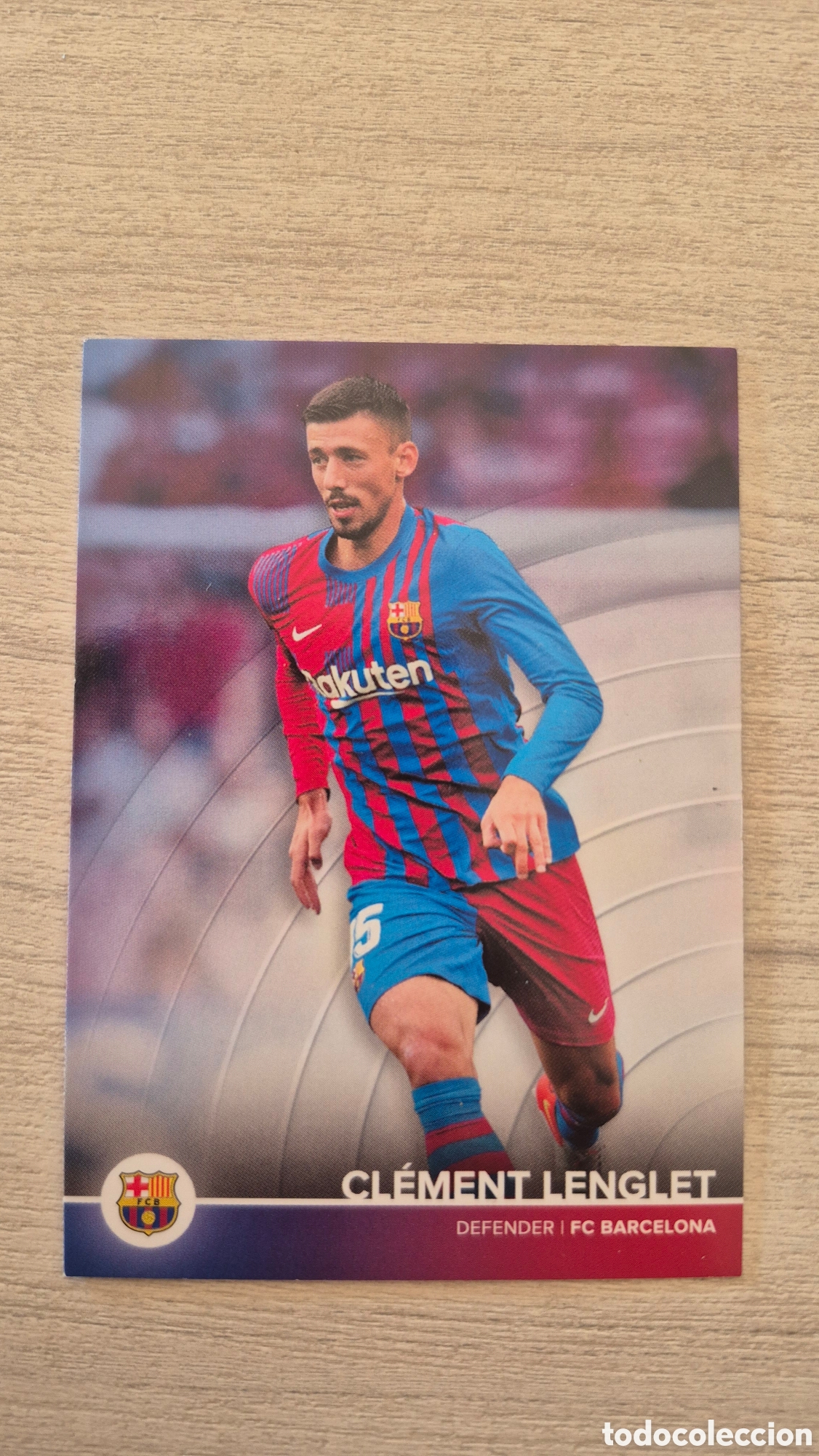 Fu&szlig;ball-Sticker: N&deg;25 Cl&eacute;ment Lenglet Topps FC Barcelona 2021