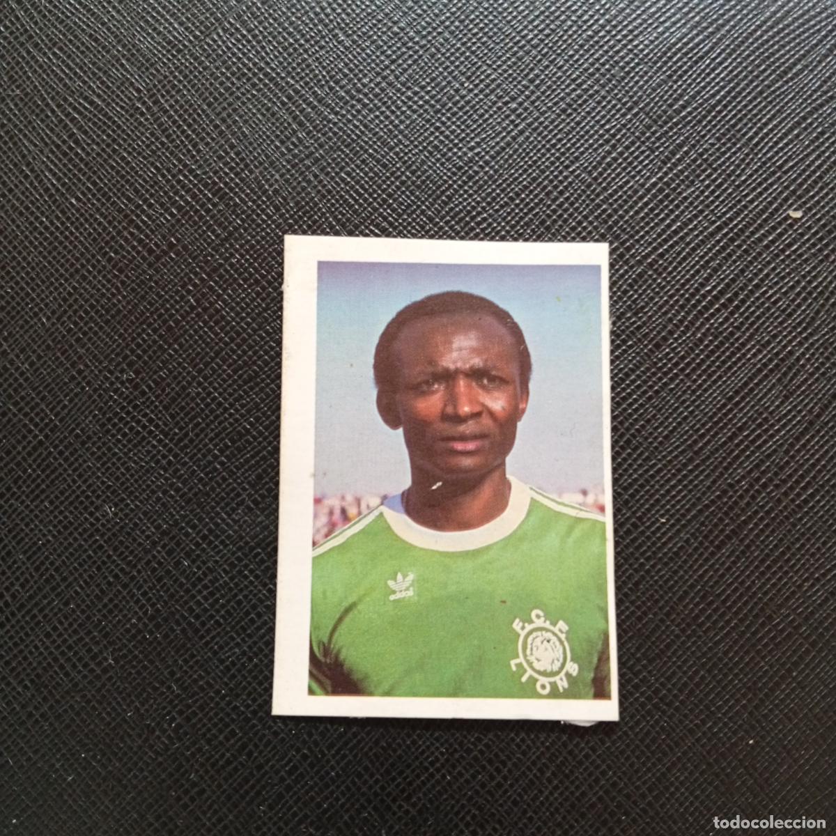 Cromos de F&uacute;tbol: 85 ABEGA NIGERIA FHER ESPA&Ntilde;A MUNDIAL 1982 CROMO FUTBOL 82 - DESPEGADO - A109 PG73