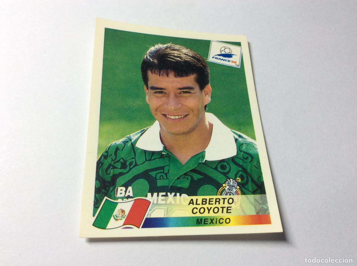Cromos de Futebol: 363 Alberto Coyote M&eacute;xico CROMO STICKER Francia 1998 PANINI
