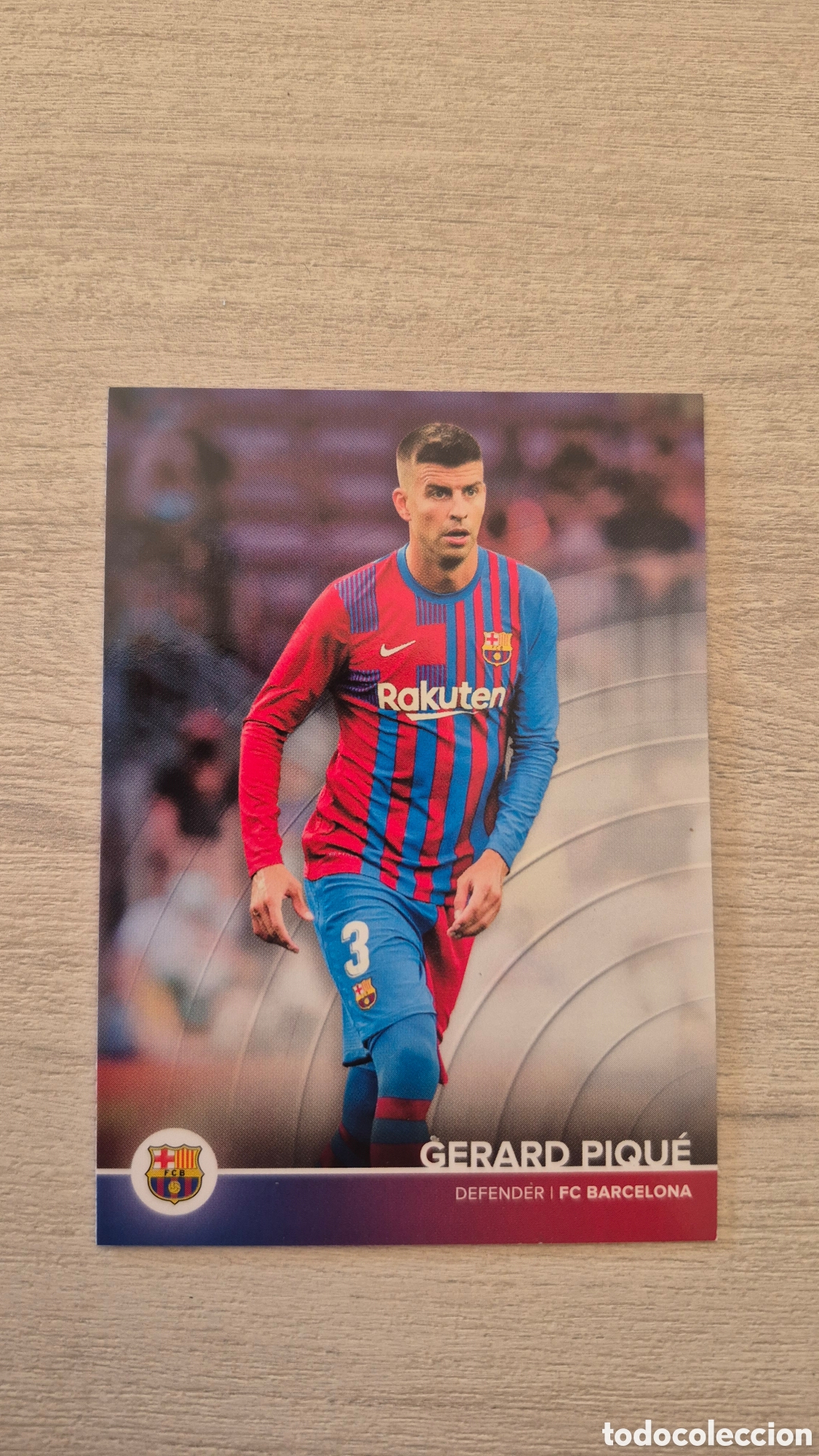 Cromos de Futebol: N&deg;3 Gerard Pique Topps FC Barcelona 2021