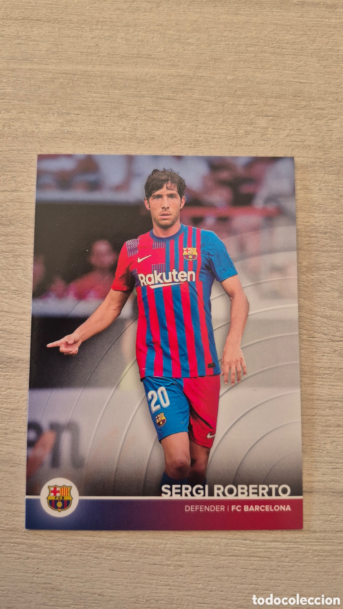 Cartes &agrave; collectionner de Football: N&deg;9 Sergi Roberto Topps FC Barcelona 2021