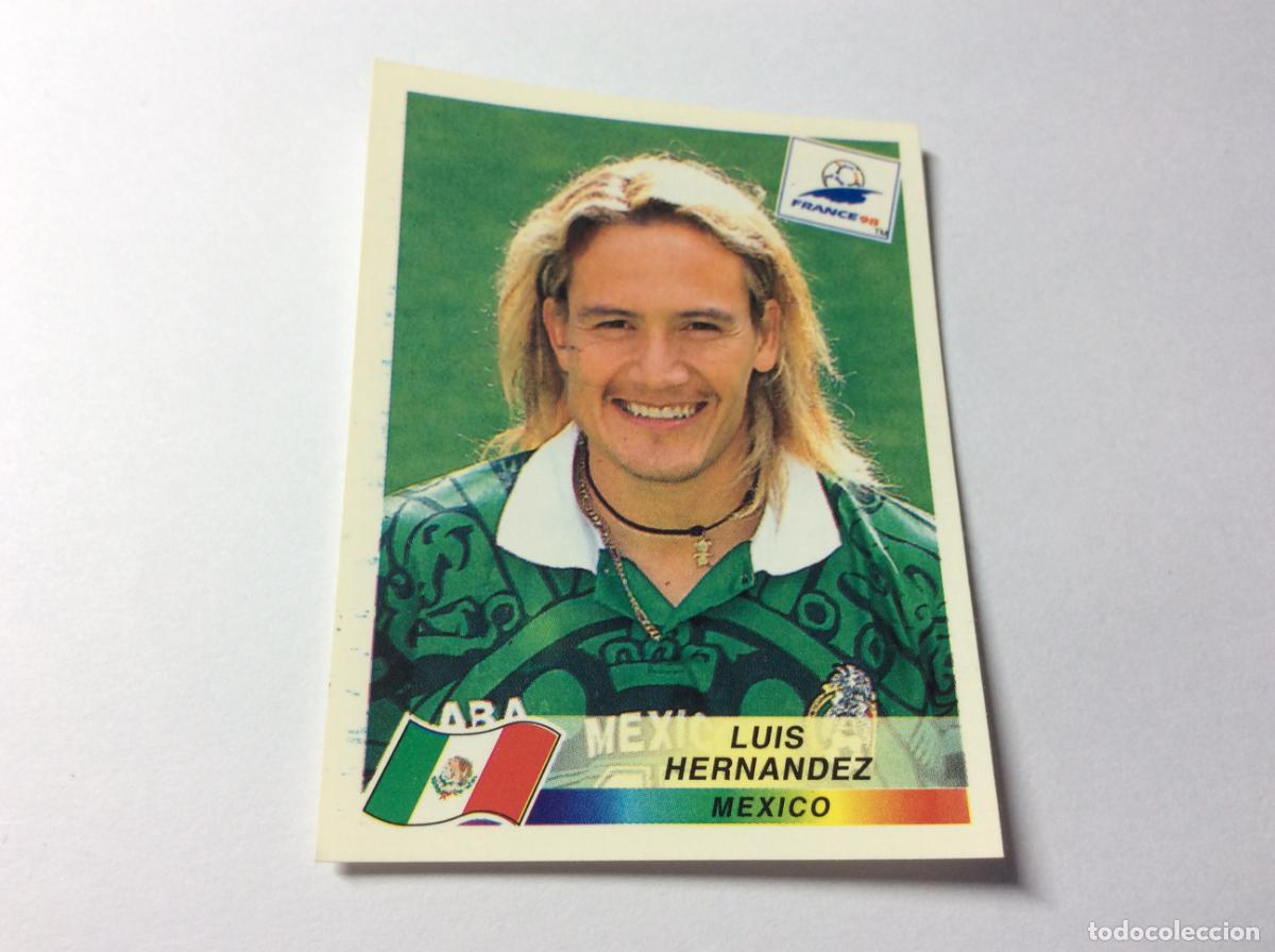 Cartes &agrave; collectionner de Football: 367 Luis Hern&aacute;ndez M&eacute;xico CROMO STICKER Francia 1998 PANINI