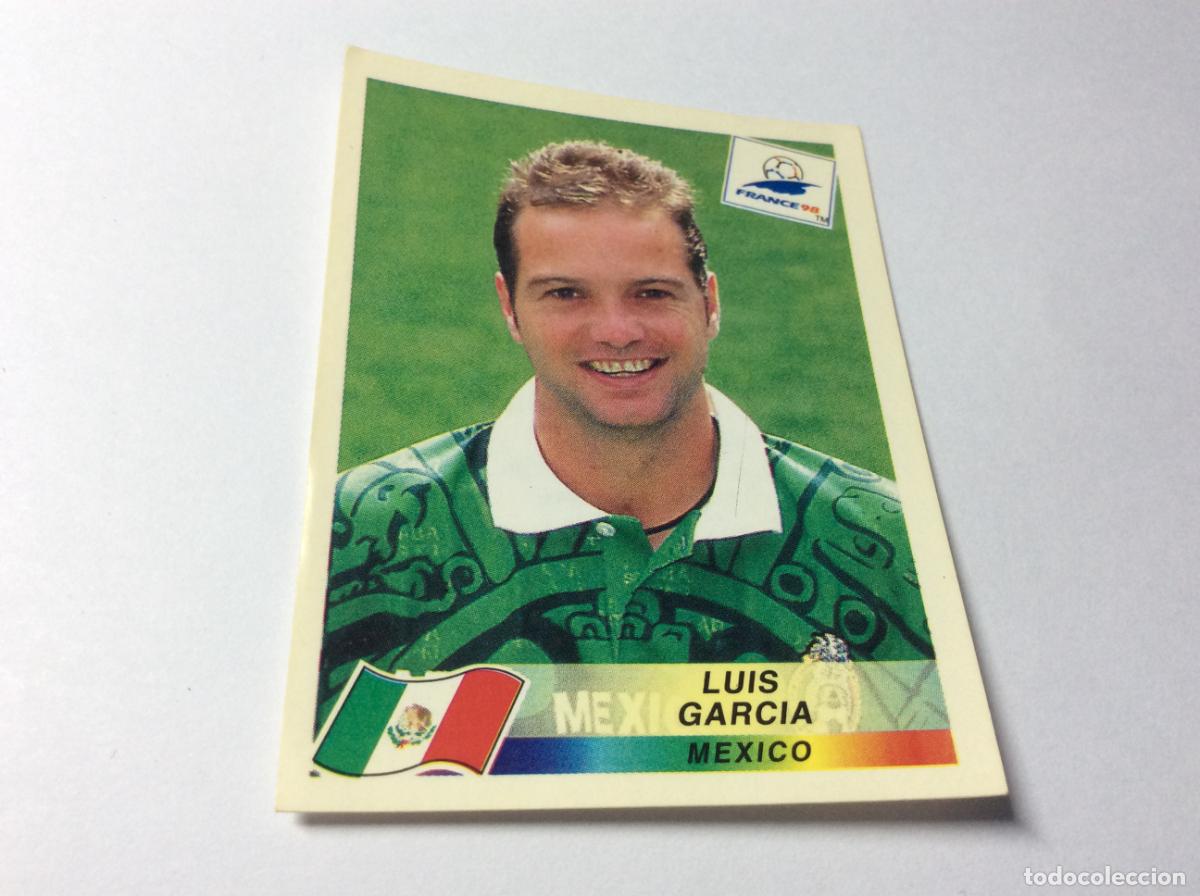 Cartes &agrave; collectionner de Football: 368 Luis Garc&iacute;a M&eacute;xico CROMO STICKER Francia 1998 PANINI