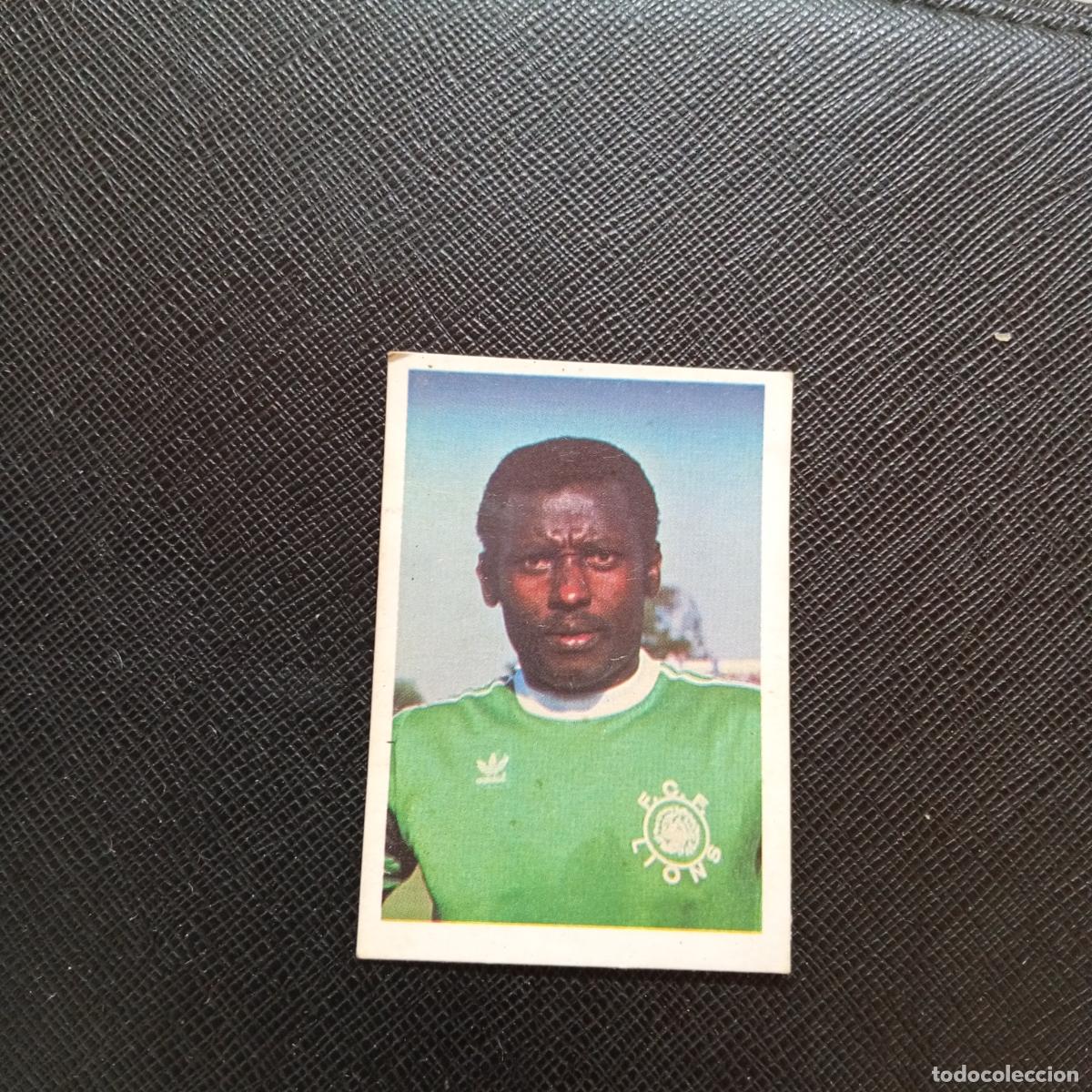 Cromos de F&uacute;tbol: 89 DOUMBE NIGERIA FHER ESPA&Ntilde;A MUNDIAL 1982 CROMO FUTBOL 82 - DESPEGADO - A109 PG73