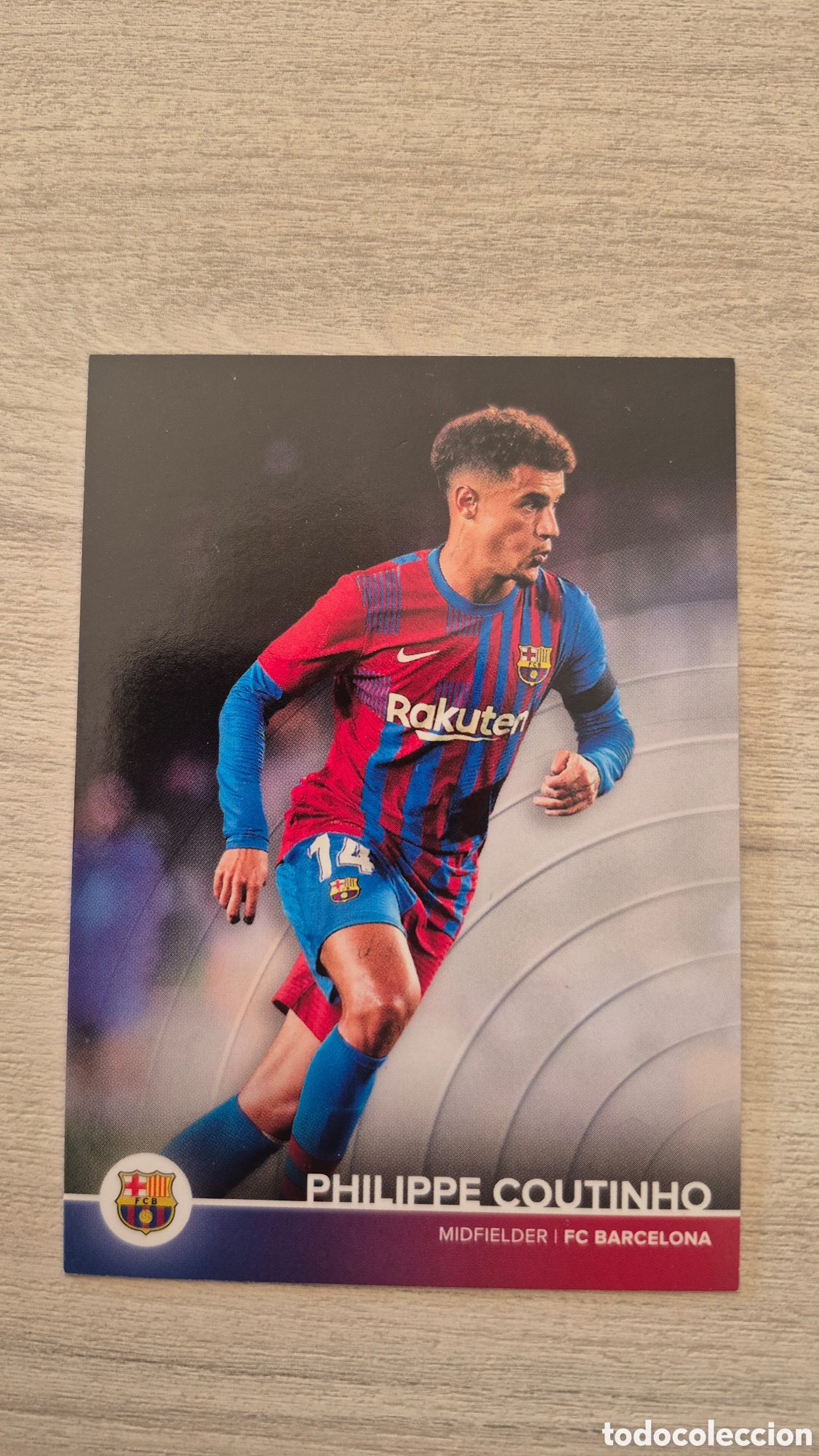 Cromos de Futebol: N&deg;14 Philippe Coutinho Topps FC Barcelona 2021