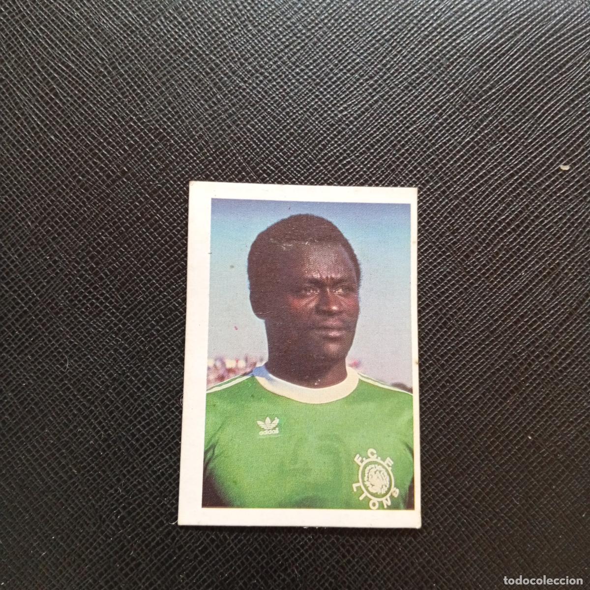 Cromos de F&uacute;tbol: 91 KUNDE NIGERIA FHER ESPA&Ntilde;A MUNDIAL 1982 CROMO FUTBOL 82 - DESPEGADO - A109 PG82